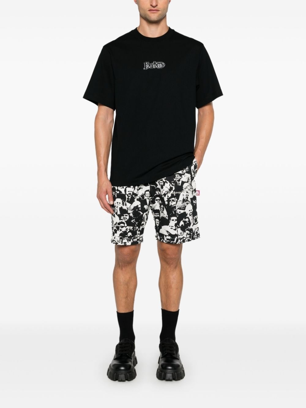 flocked-logo T-shirt - 2