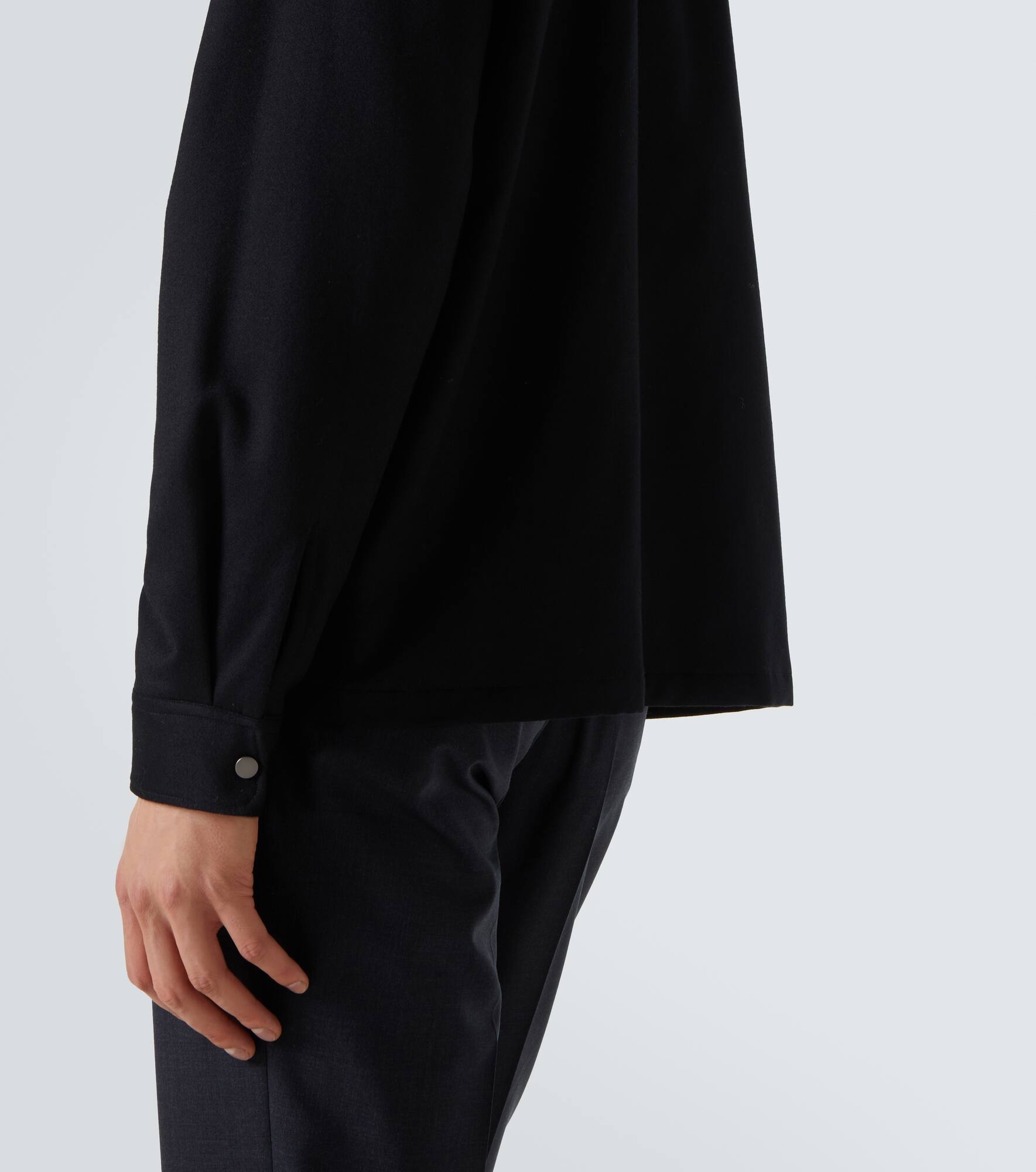 Technical wool overshirt - 6