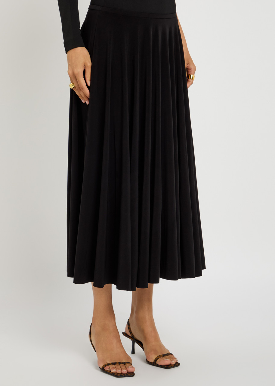 Norma Kamali Stretch-jersey Midi Skirt - 2