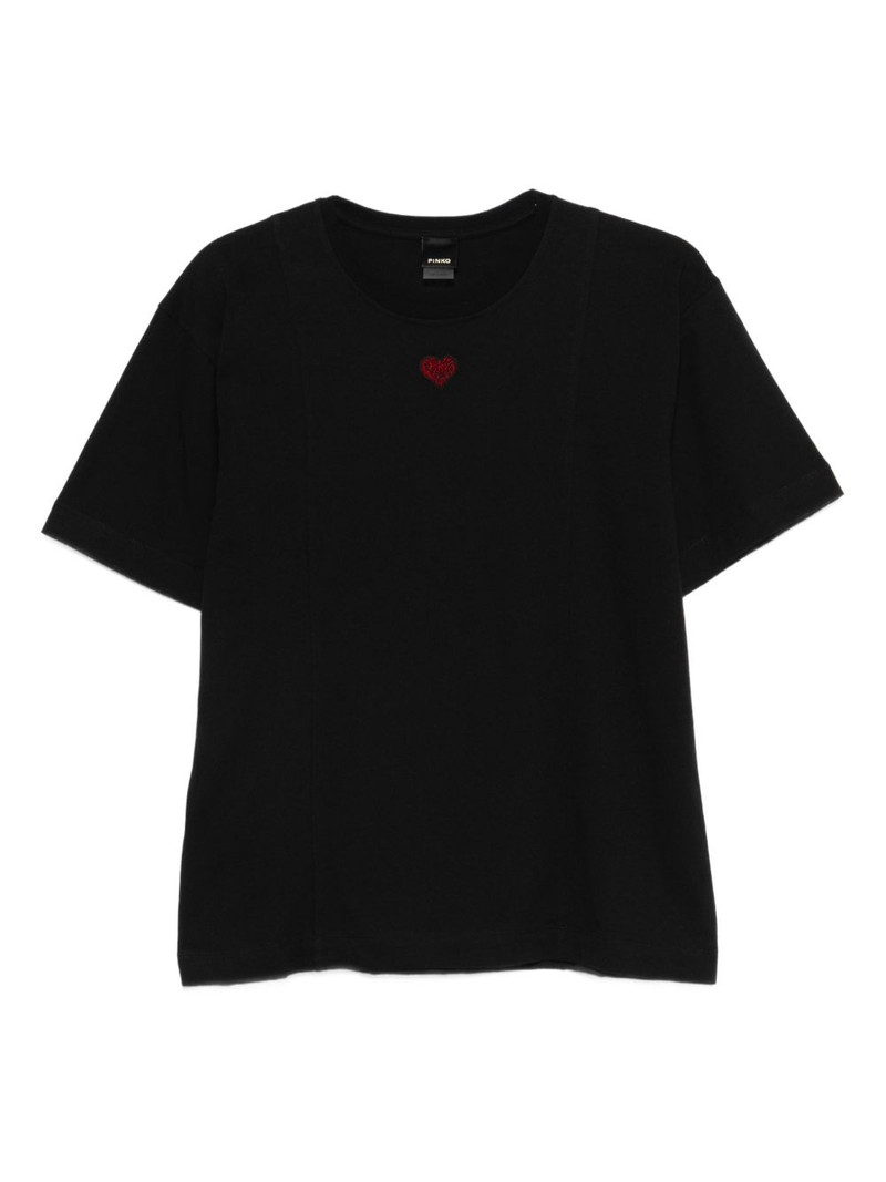 heart-detail T-shirt 1