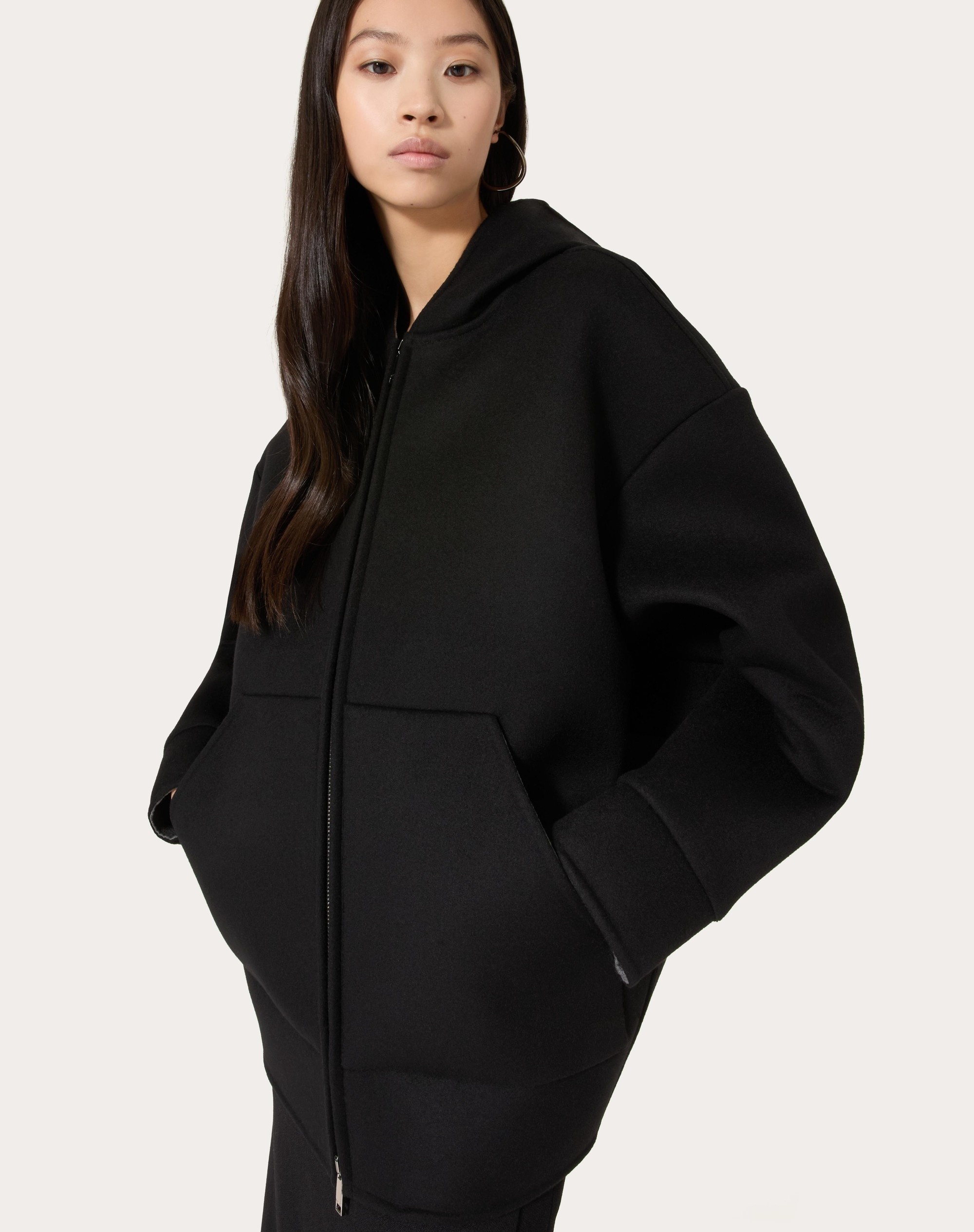 COMPACT DRAP PEACOAT - 5