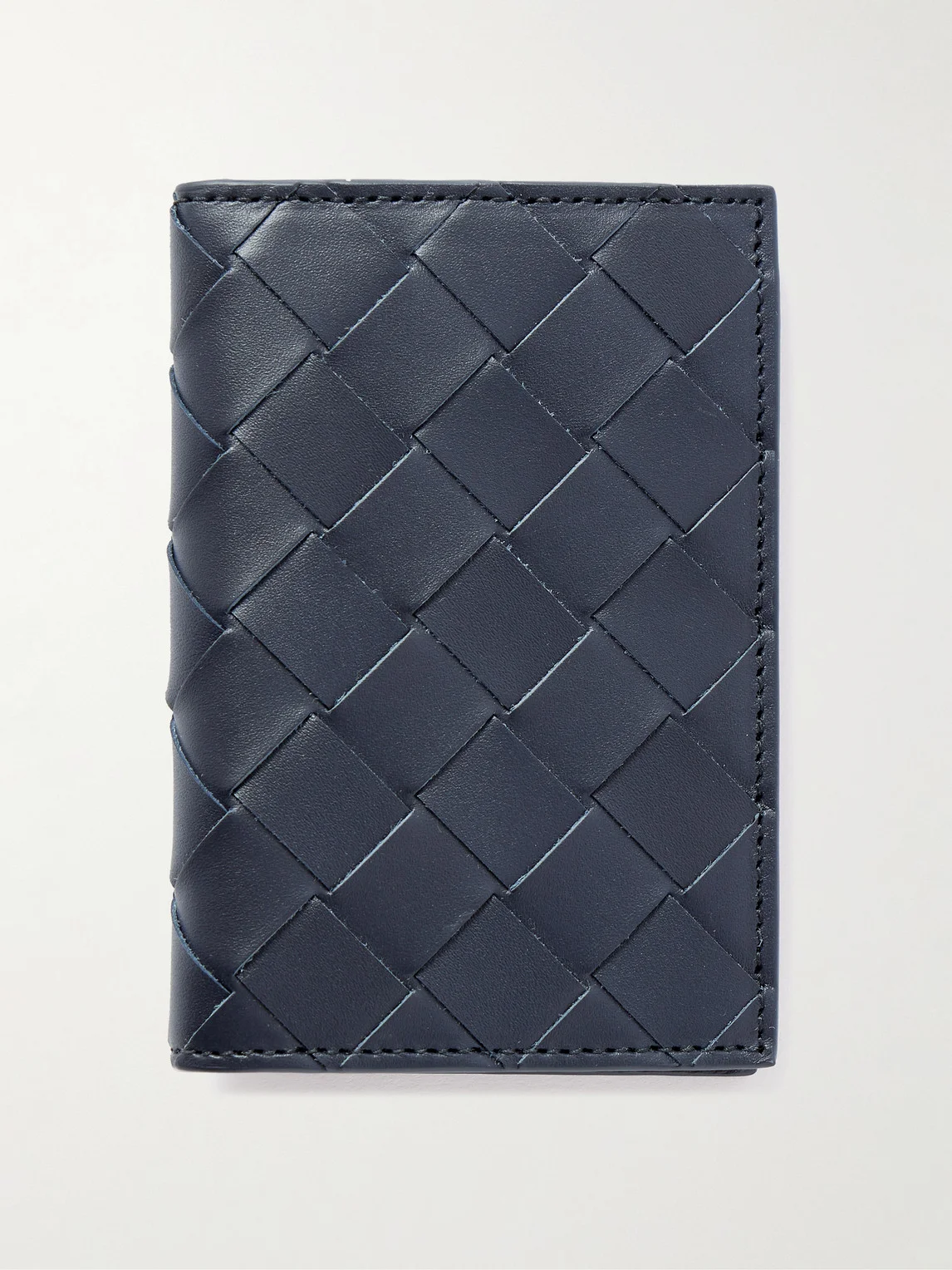 Intrecciato Leather Bifold Cardholder - 1