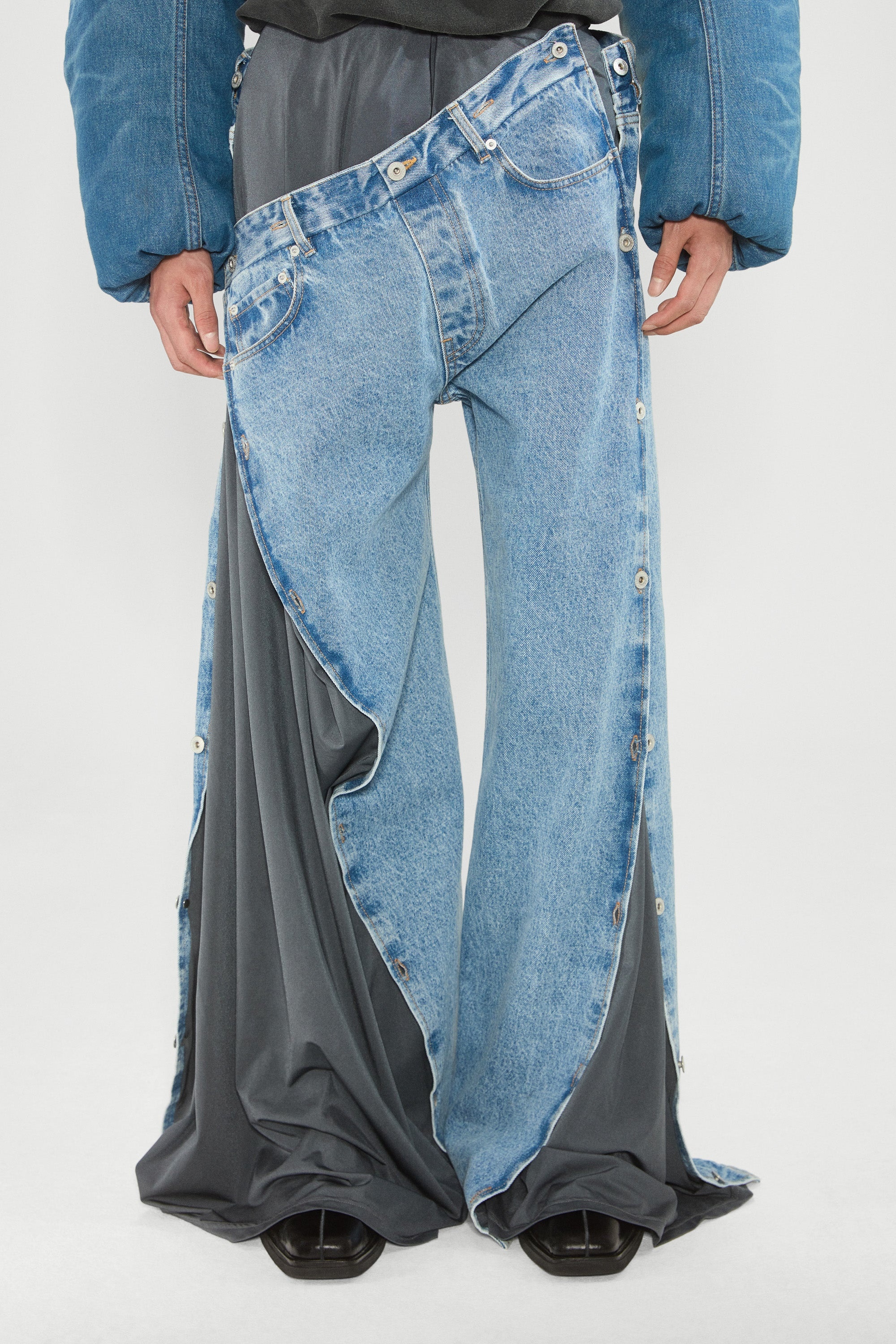 Collapsed Waist Jeans - 3