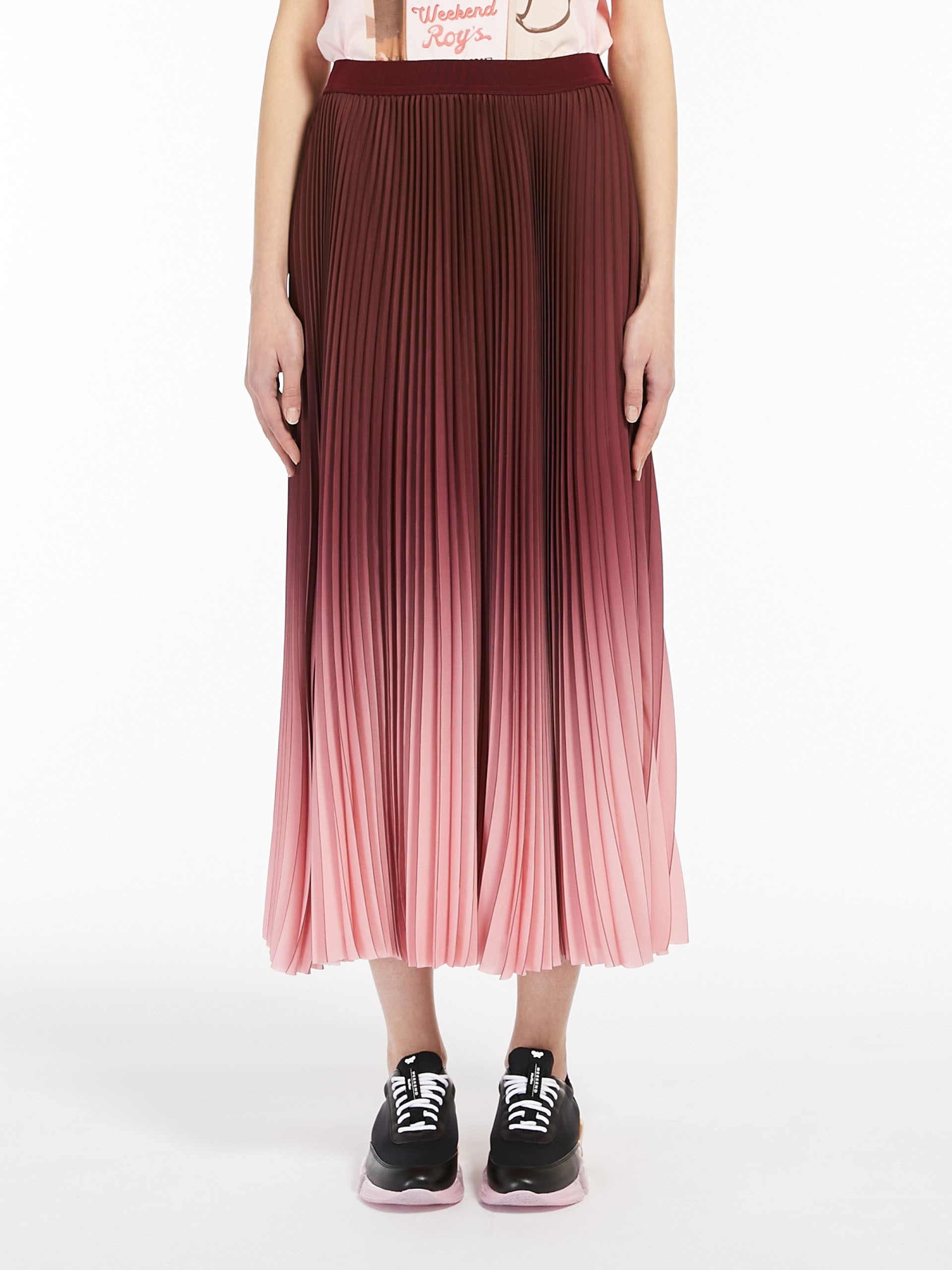 FULCRO Pleated georgette skirt - 3