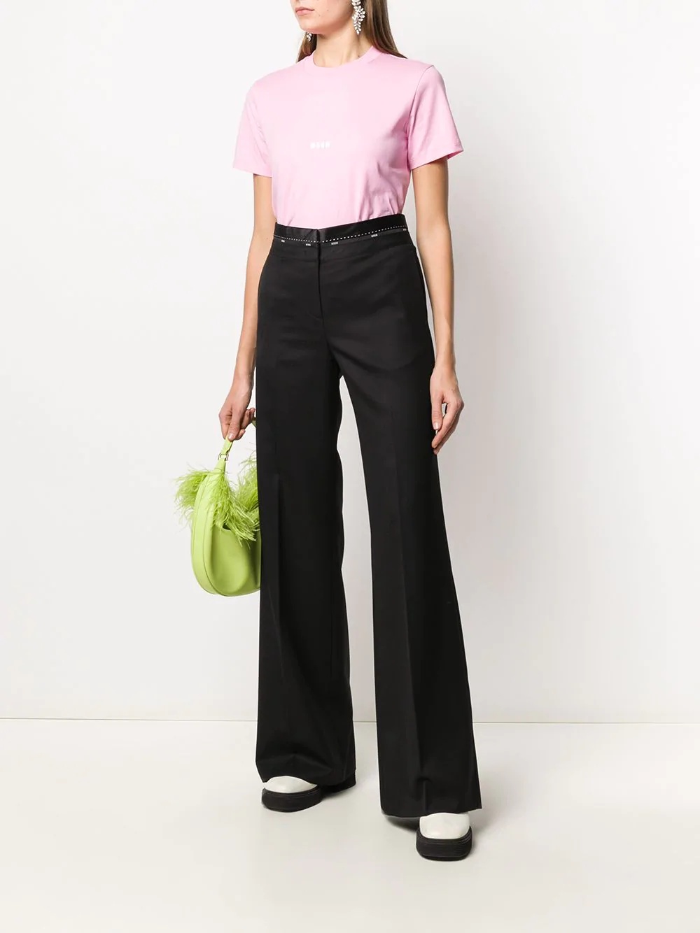 bootcut tailored trousers - 2