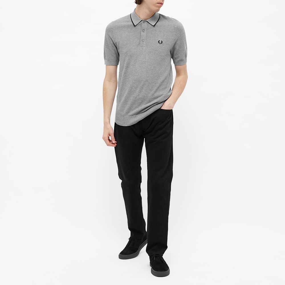 Fred Perry Tipped Knitted Polo - 6