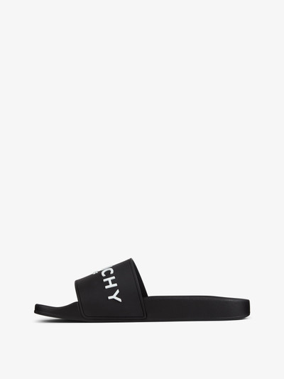 Givenchy SLIDE FLAT SANDALS IN RUBBER outlook