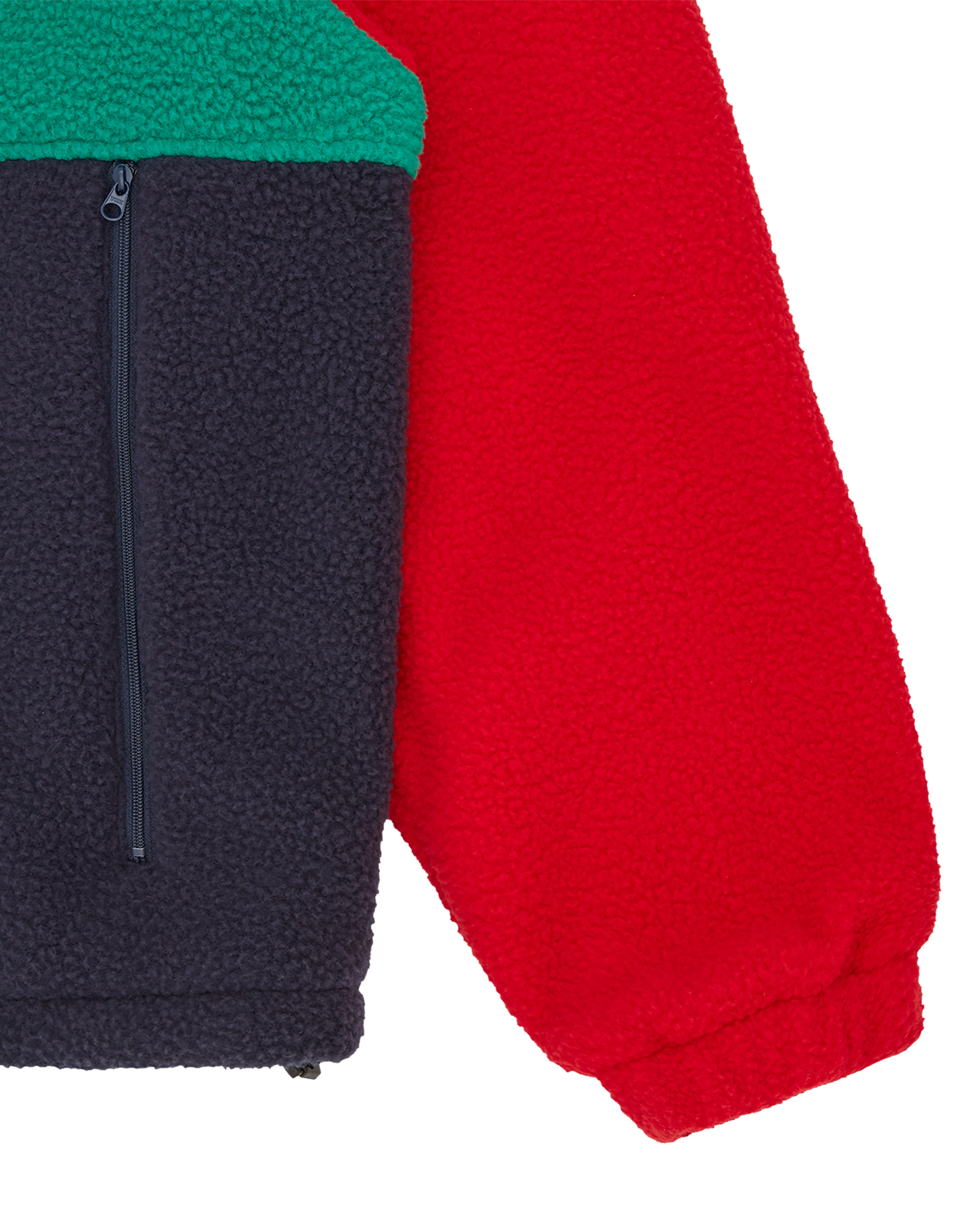 HEART & MIND COLOUR BLOCK FLEECE JACKET - 7