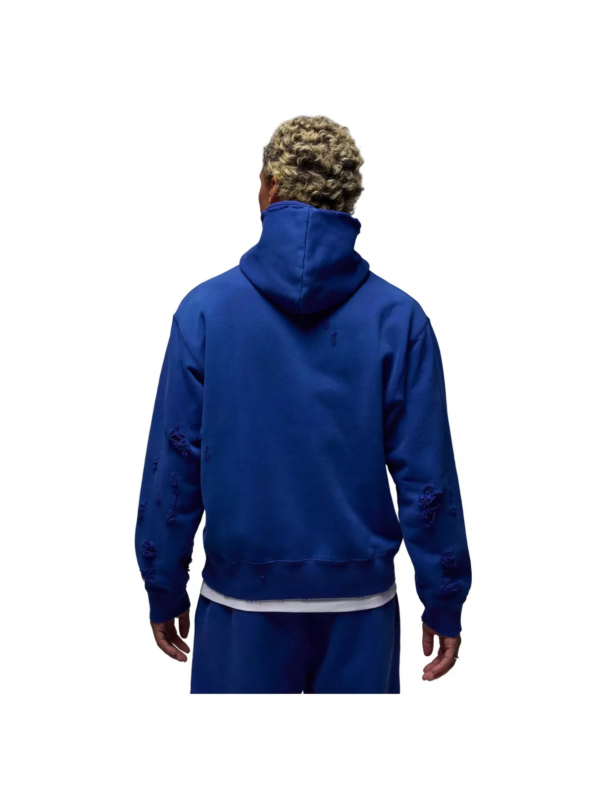 Air Jordan Men's Rare Air Wings Fleece Pullover Hoodie -Royal Blue - 2