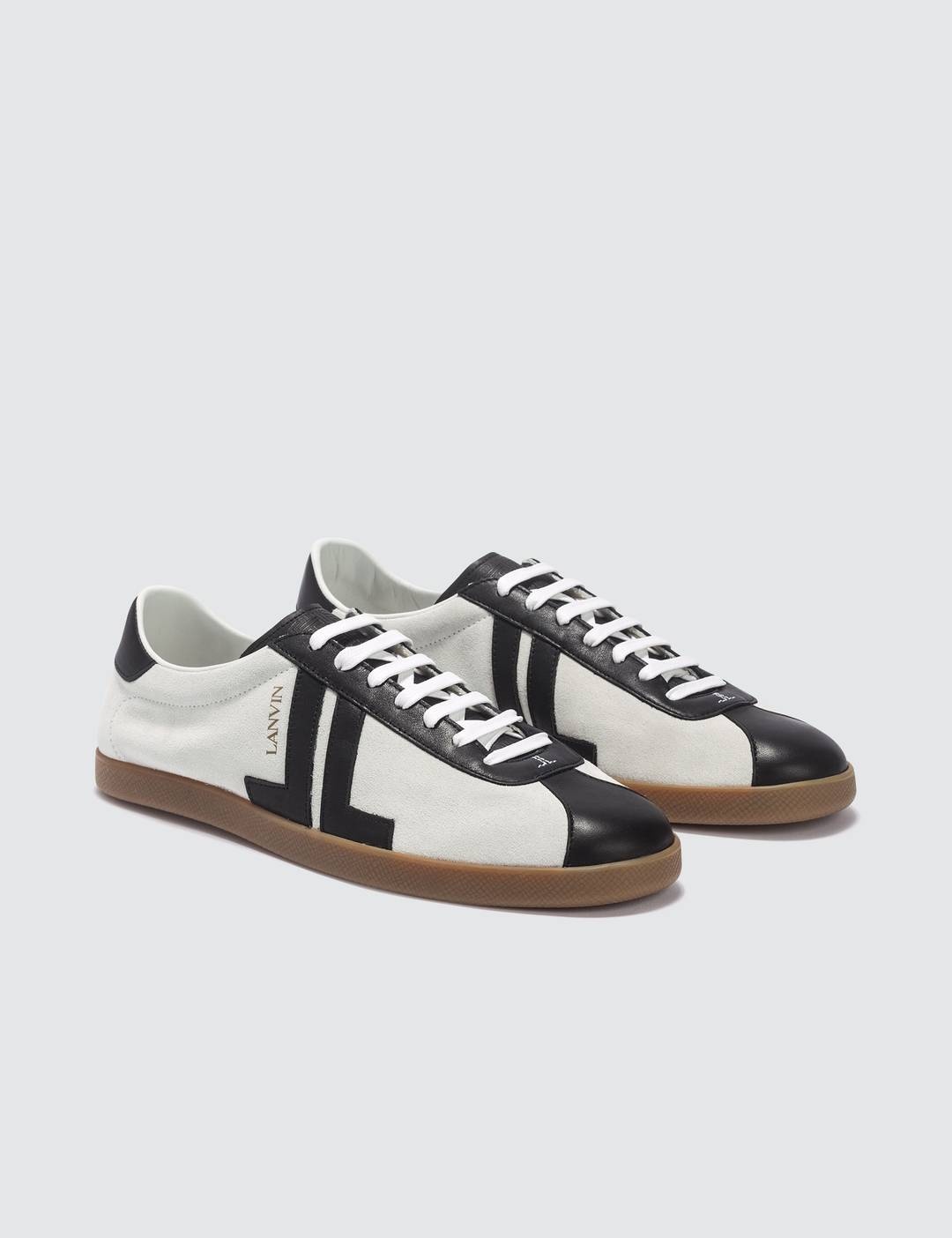 JL Low Top Sneaker In Nappa And Suede - 4