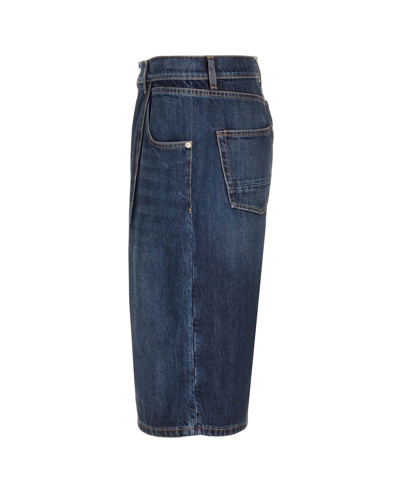 Denim Bermuda Shorts - 3
