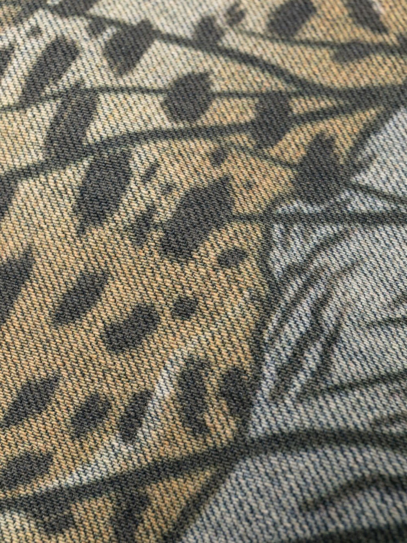 graphic-print 코튼 청바지 6