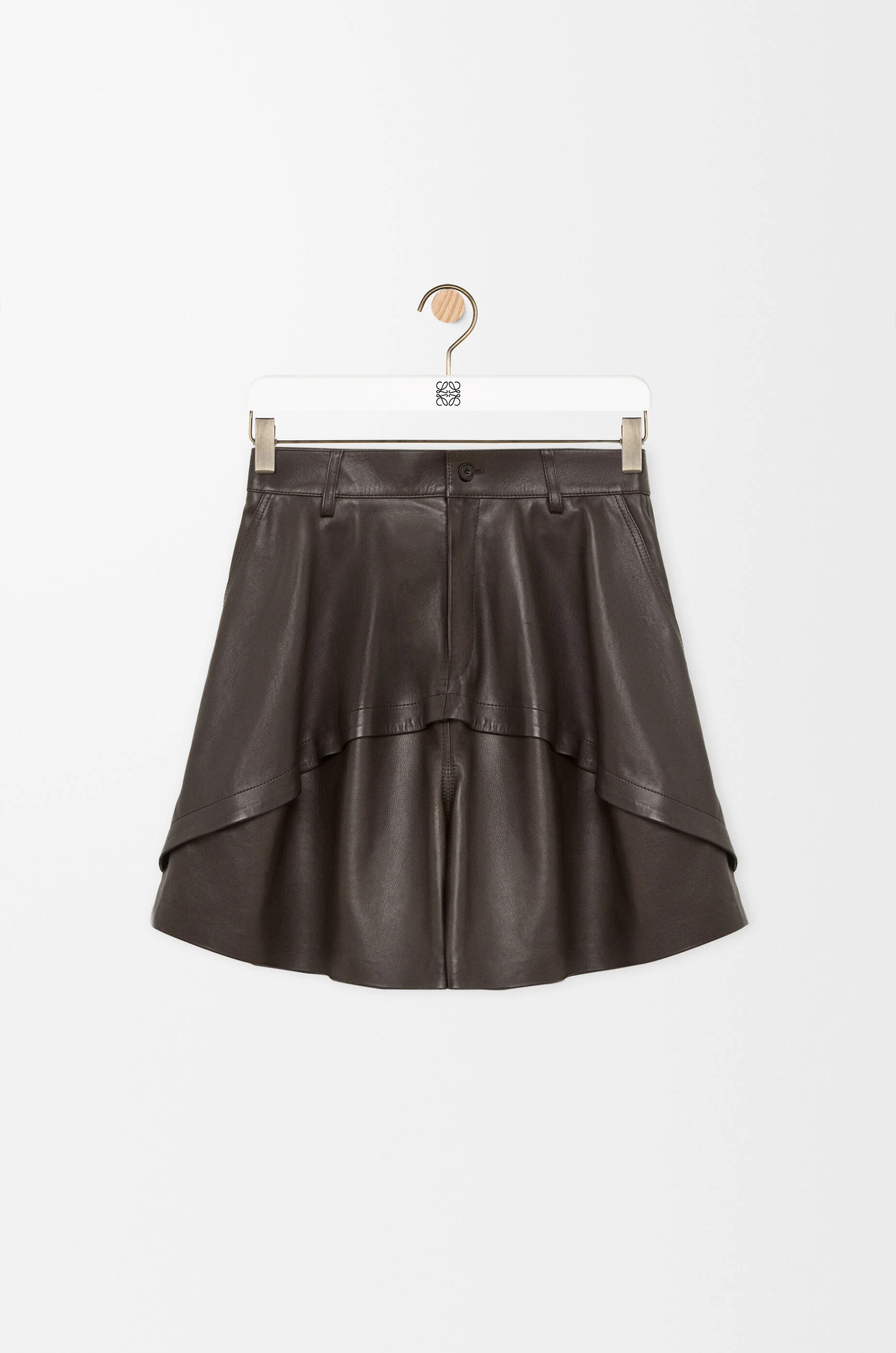 Shorts in nappa calfskin - 1