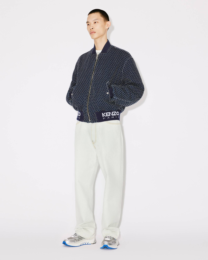 'KENZO Sashiko Stitch' denim bomber jacket 9
