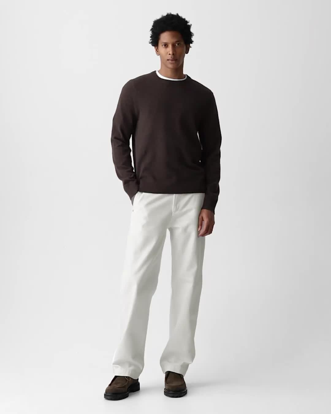 Hilles Crewneck Sweater in Cashmere - 7