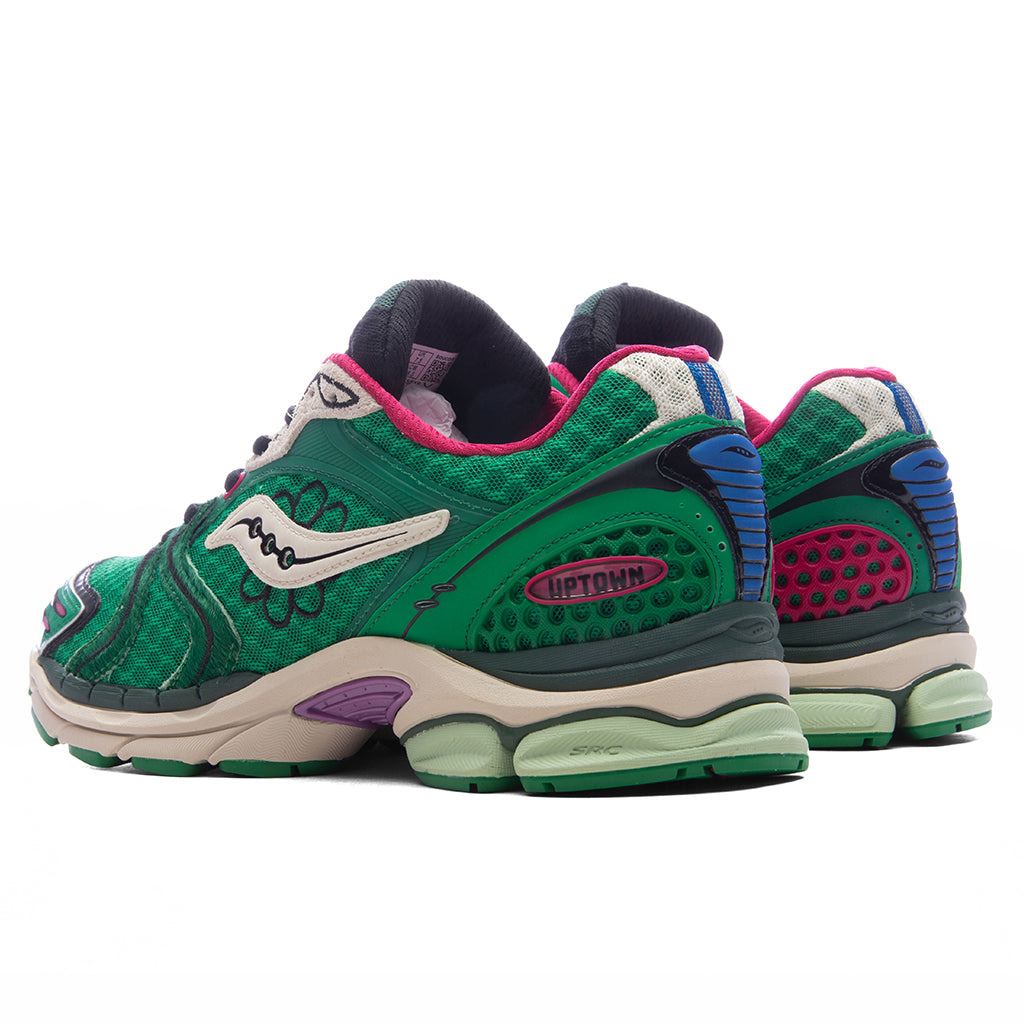 SAUCONY X JAE TIPS PROGRID TRIUMPH 4 'SUGAR MAPLE' - FERN/FERN - 3