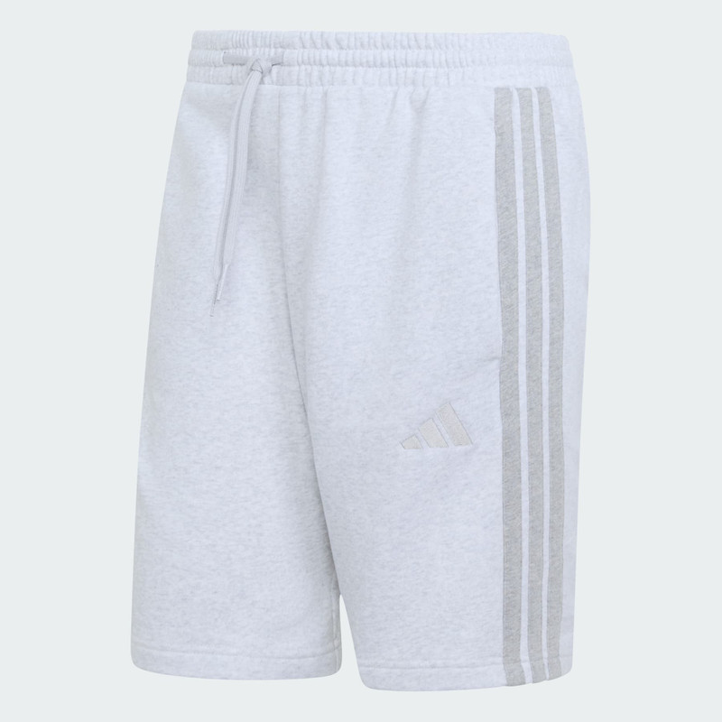 Essentials 3-Stripes Fleece Shorts 1