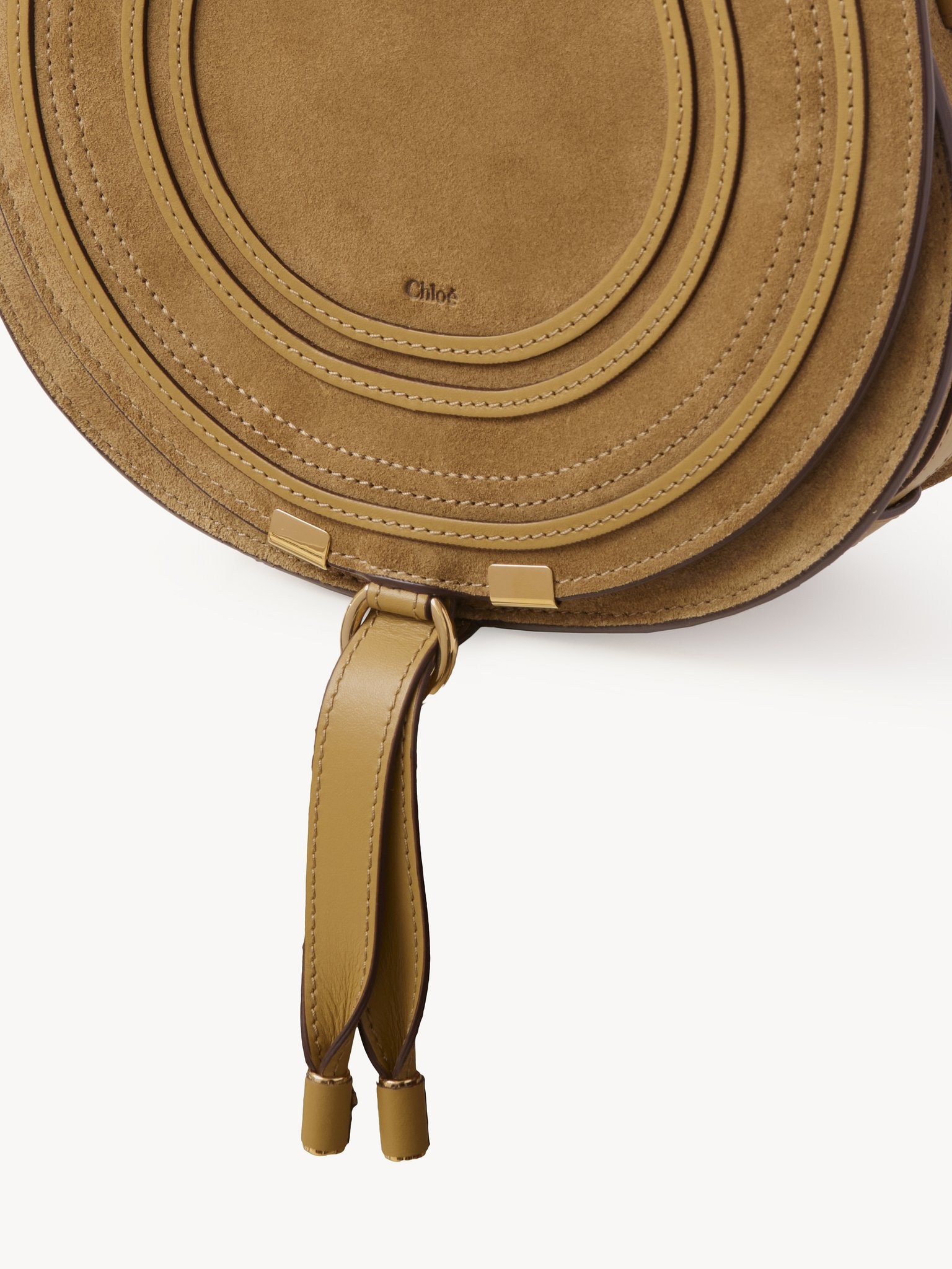 MARCIE SADDLE BAG IN SUEDE LEATHER - 5