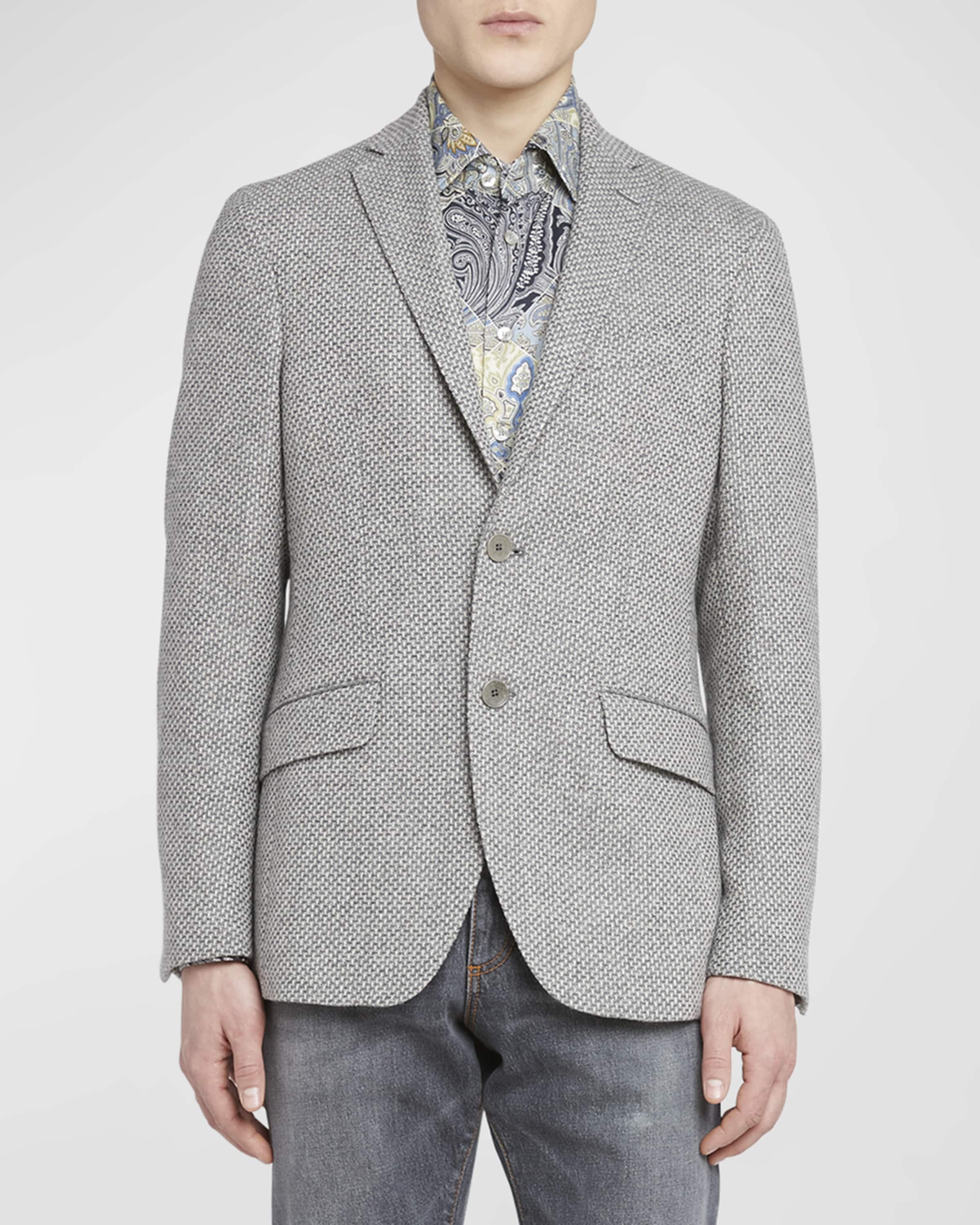 Men's Wool-Cashmere Single-Breasted Jacket - 2