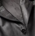 Frank Belted Leather Trench Coat - 10