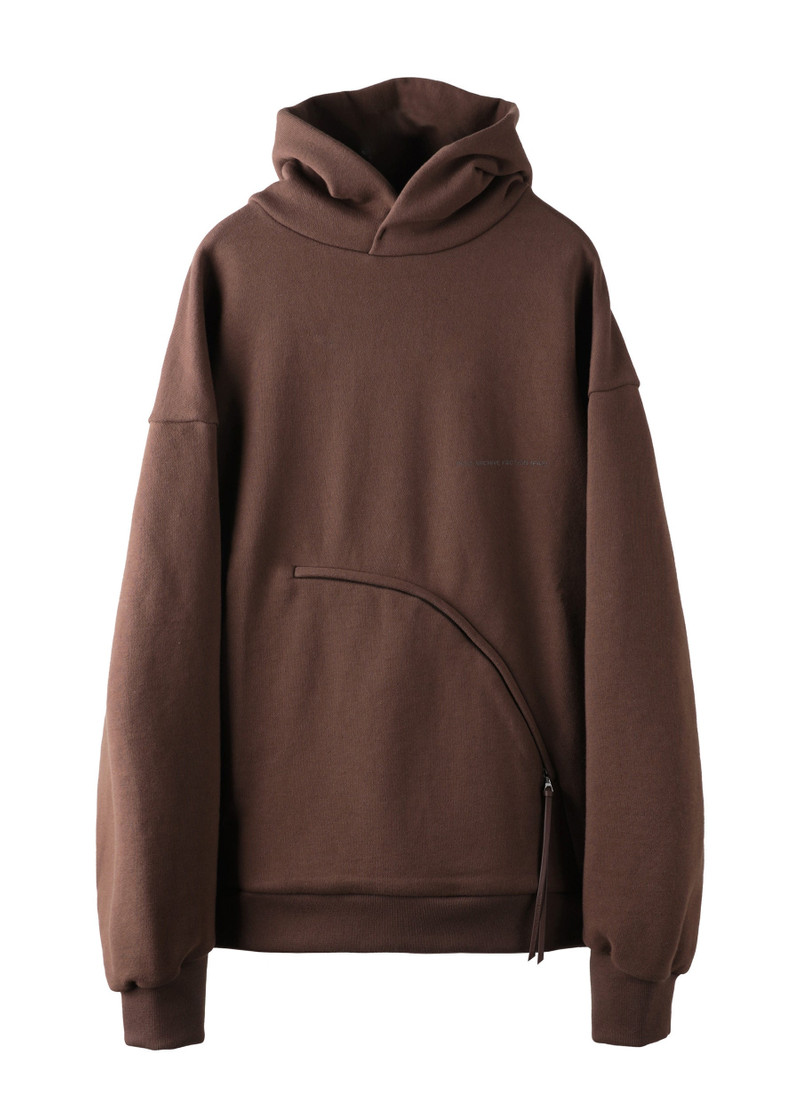 8.0 HOODIE CENTER (BROWN) 1
