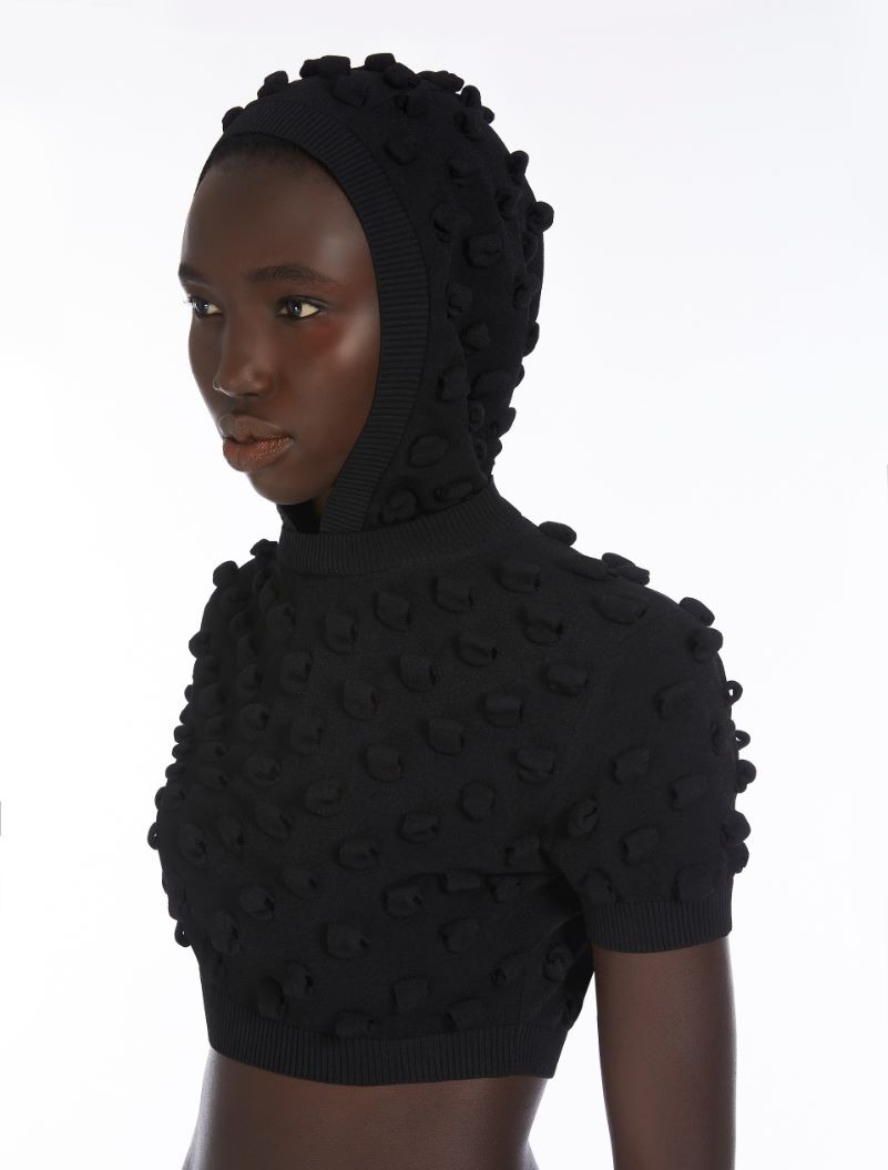 Three-dimensional crop top - RUNWAY - 5