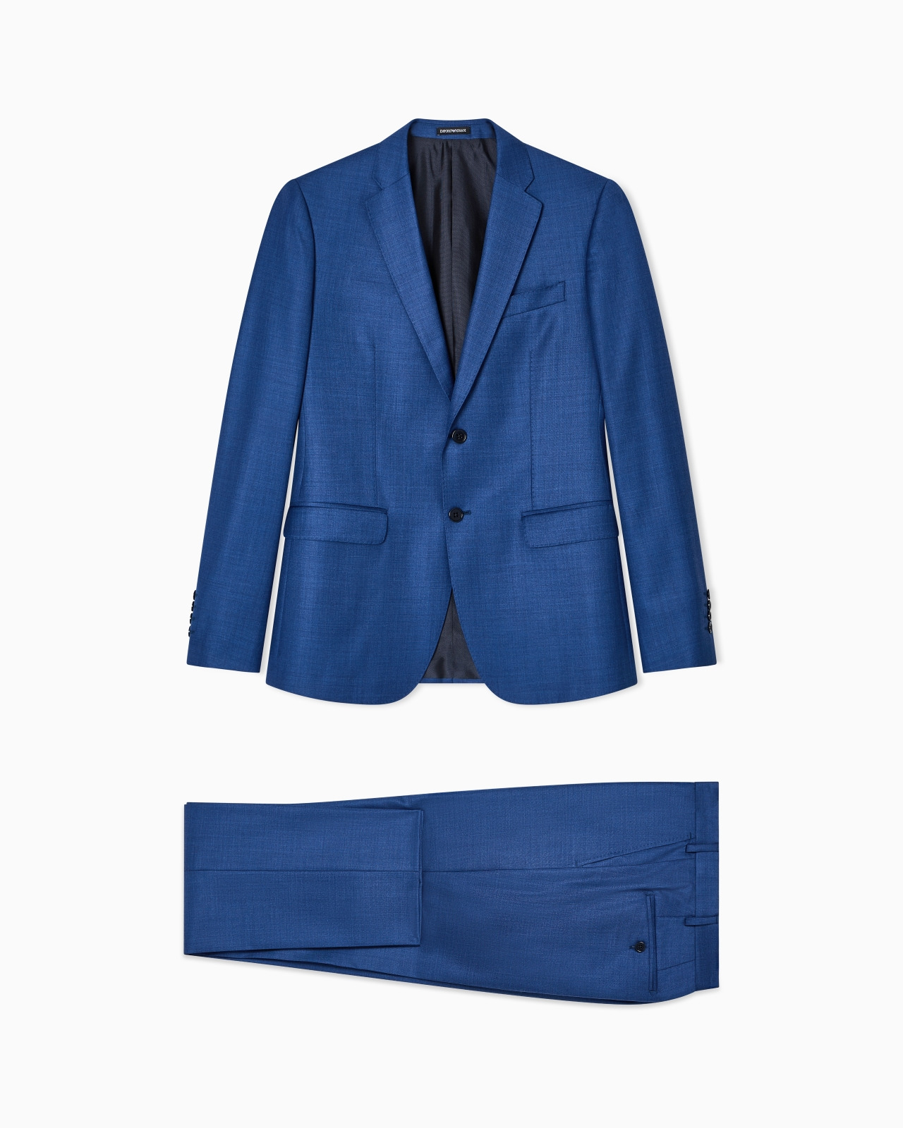 SINGLE-BREASTED SUIT IN A SILKY-FINISH GRISAILLE - 1