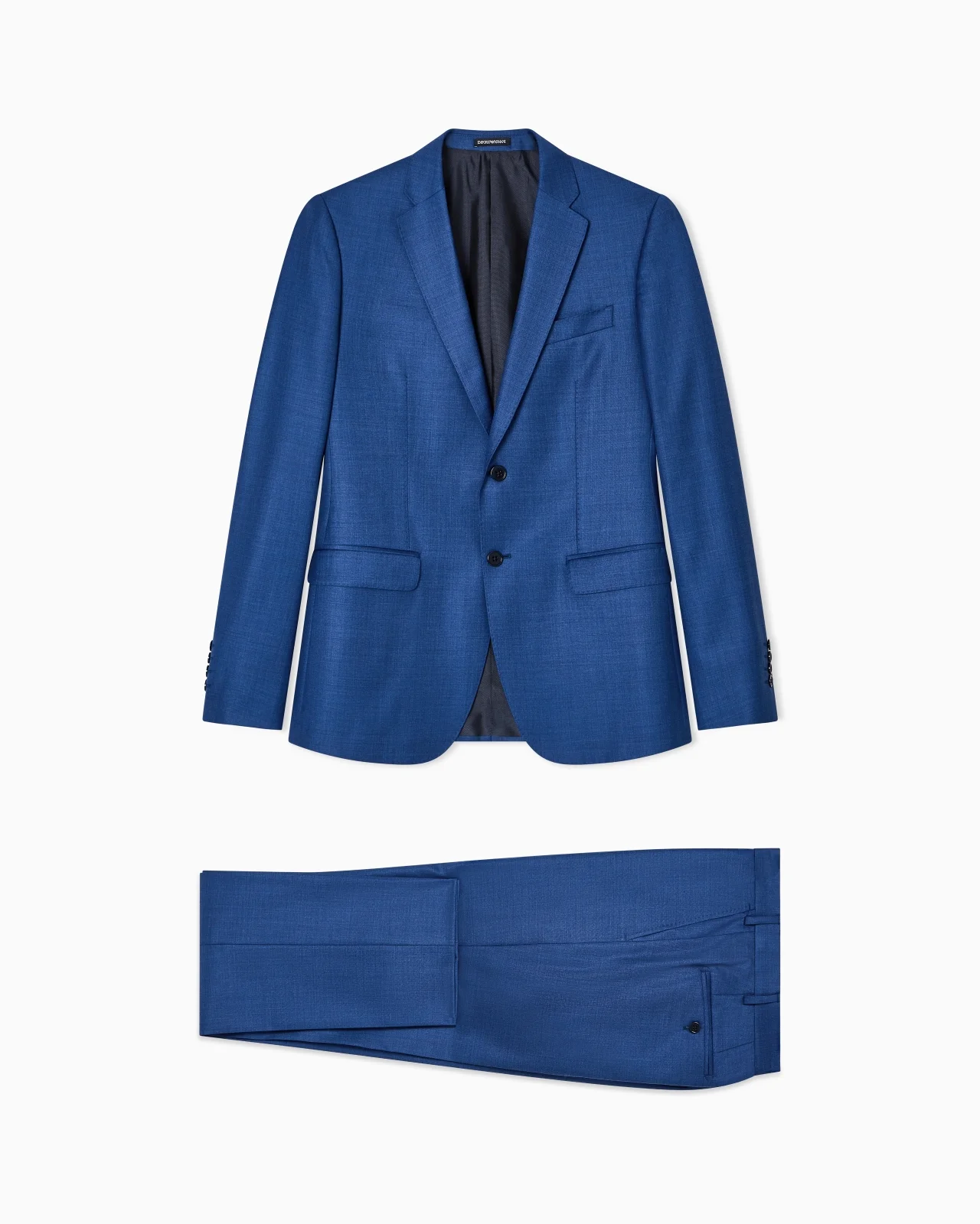 SINGLE-BREASTED SUIT IN A SILKY-FINISH GRISAILLE - 1