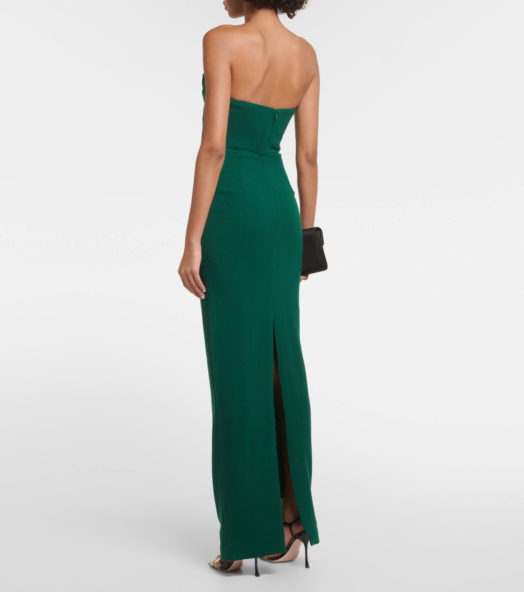 Origami strapless bustier gown - 3