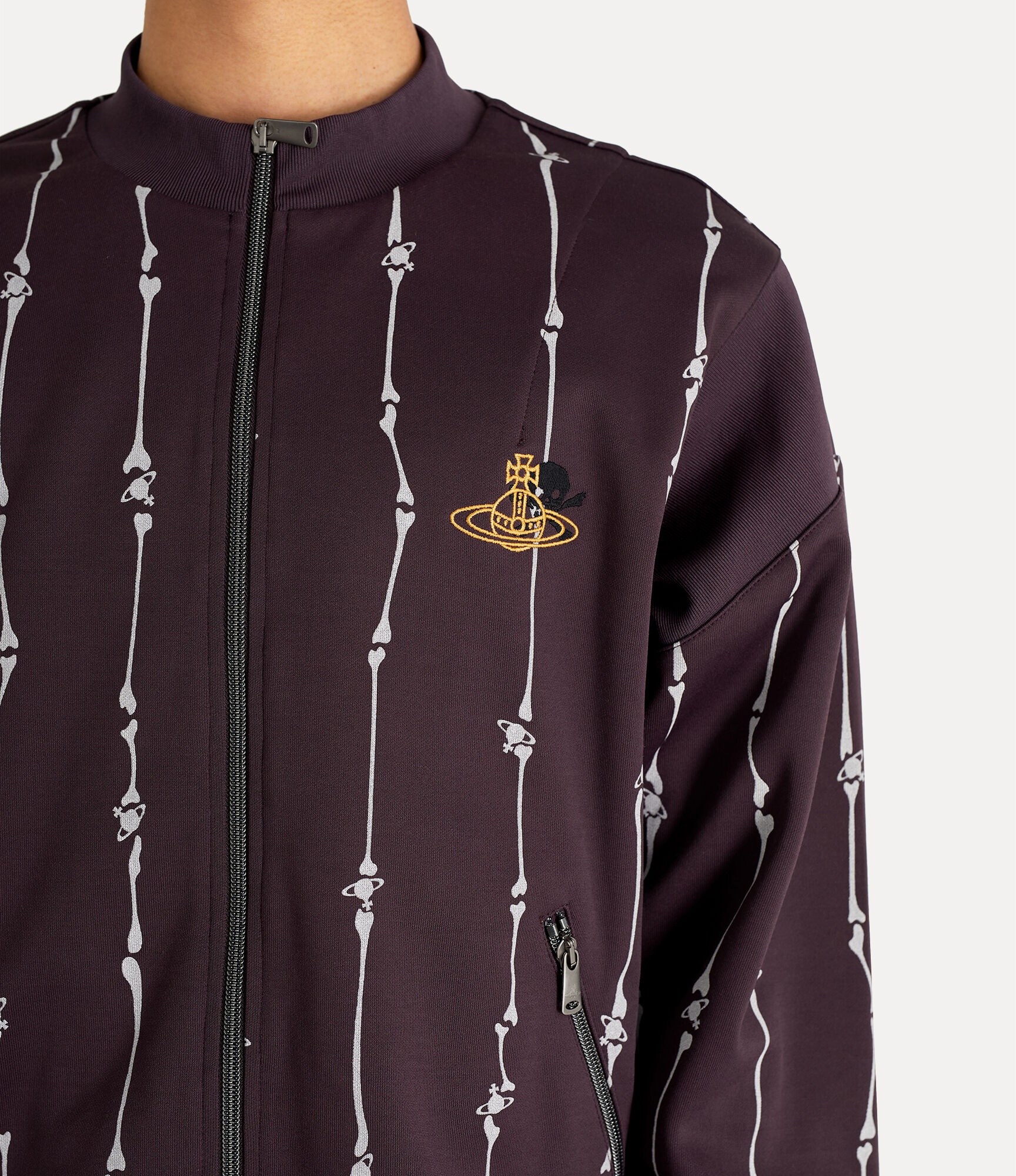 STRIPPED TRACKSUIT JACKET - 4