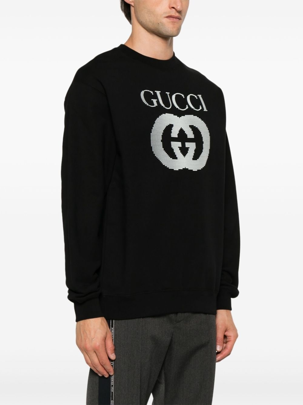 Interlocking G-appliqué sweatshirt - 3
