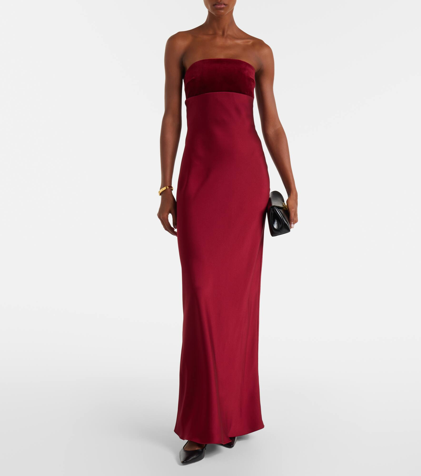 Baia cotton satin maxi dress - 2