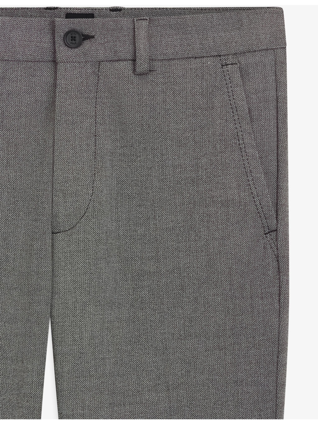 Tailored Slim-Fit Woven Trousers - 6