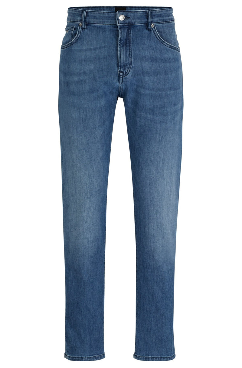REGULAR-FIT JEANS IN BLUE COMFORT-STRETCH DENIM 1