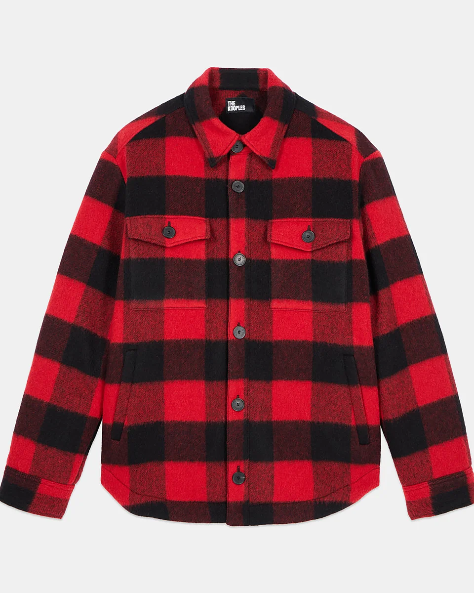 OVERSHIRT-STYLE CHECKED JACKET - 1