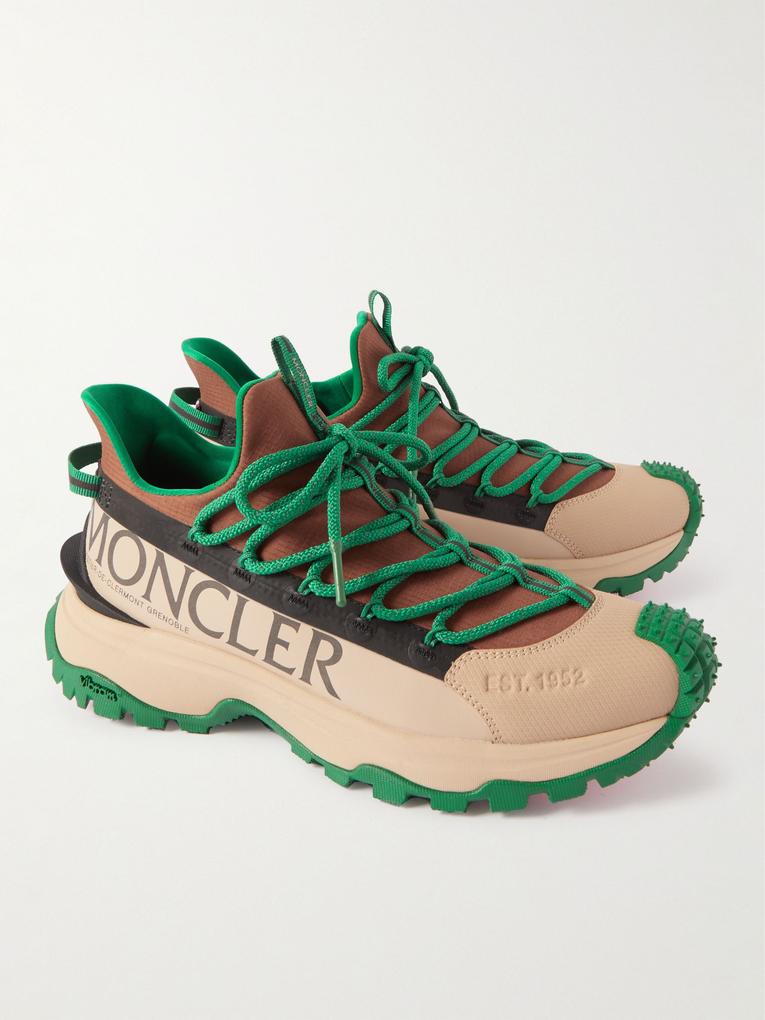 Trailgrip Lite2 Logo-Print Ripstop and Rubber Sneakers Brown - 4