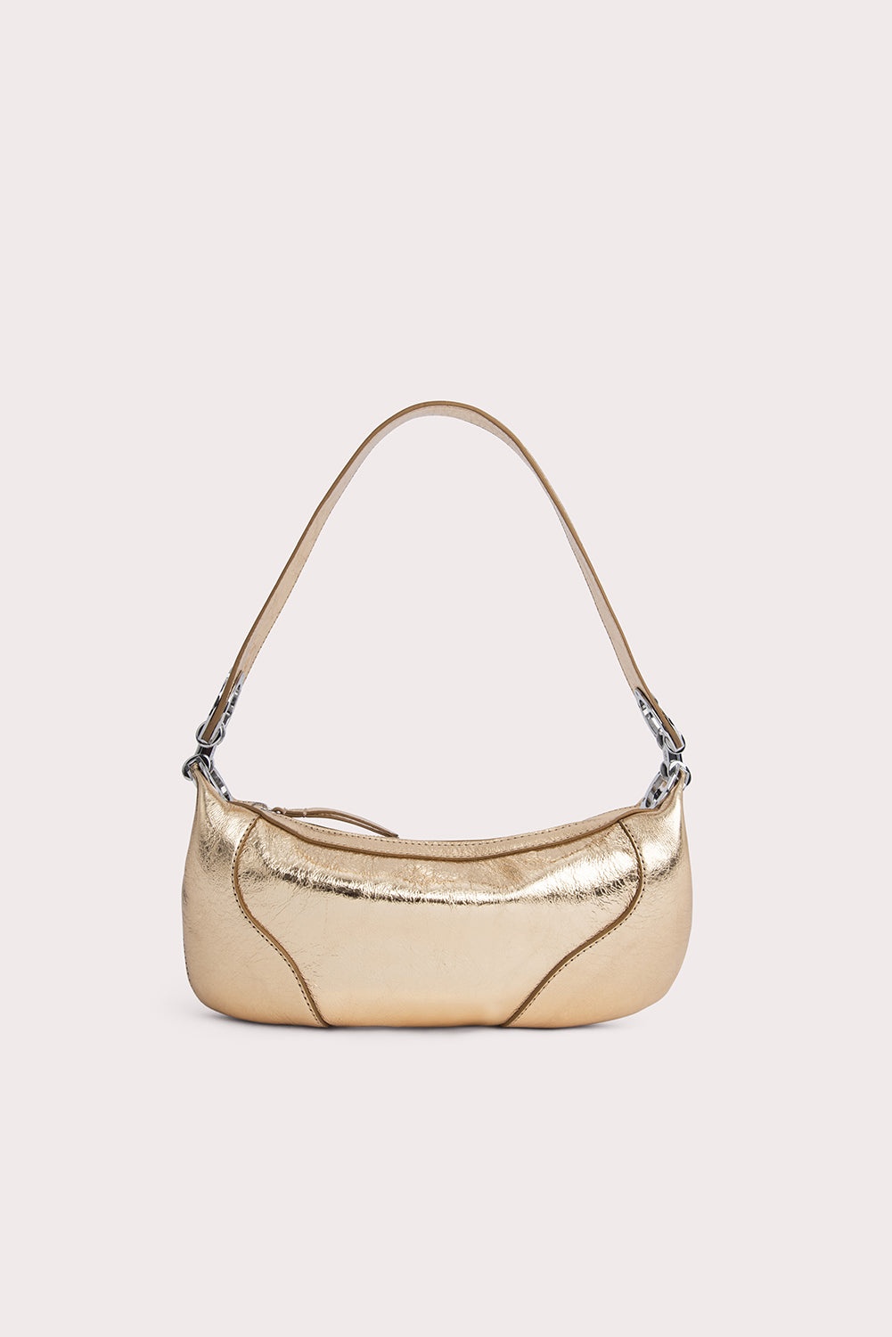 Mini Amira Parchment Metallic Leather 1