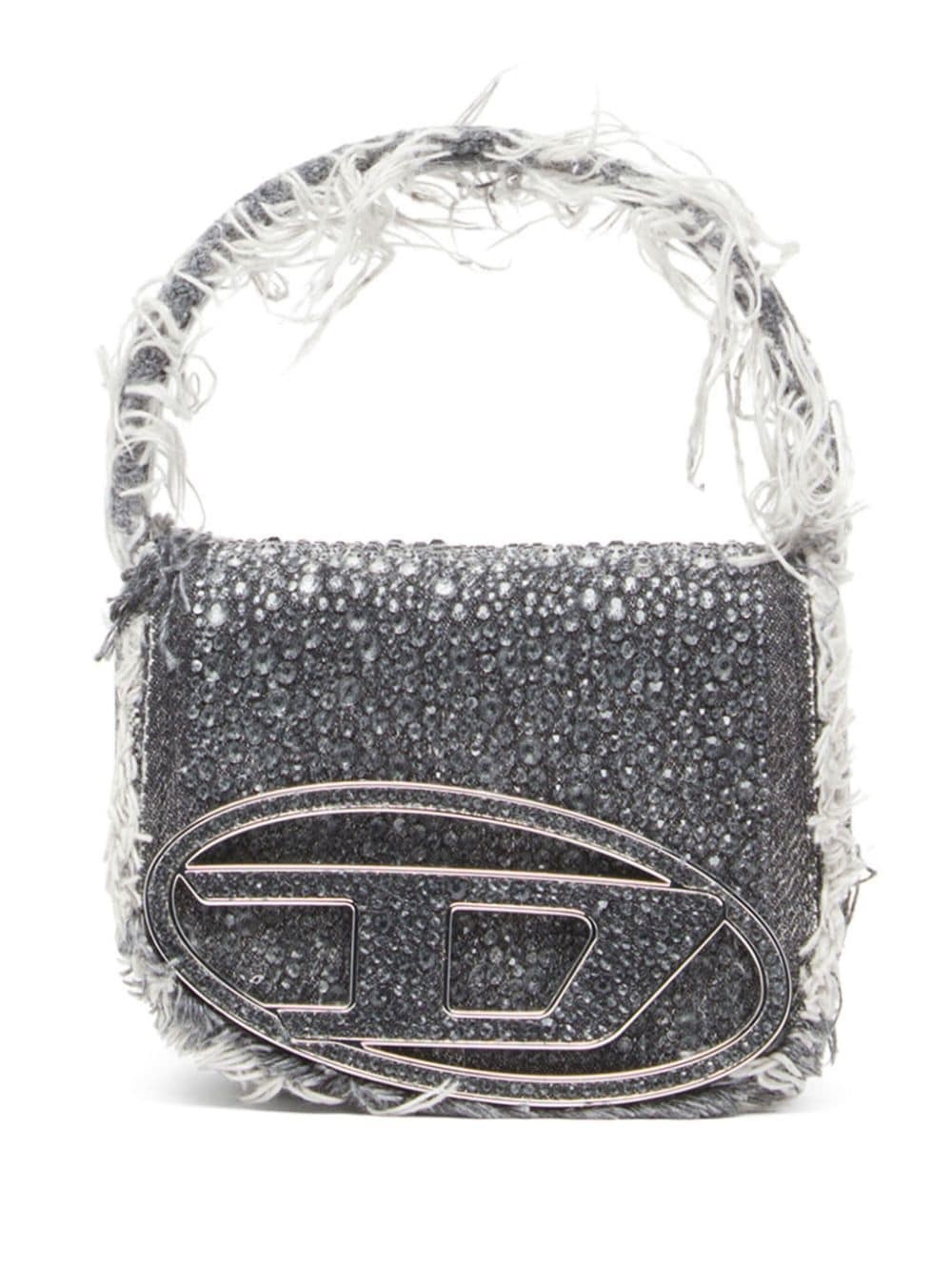 mini 1DR crystal-embellished shoulder bag - 1