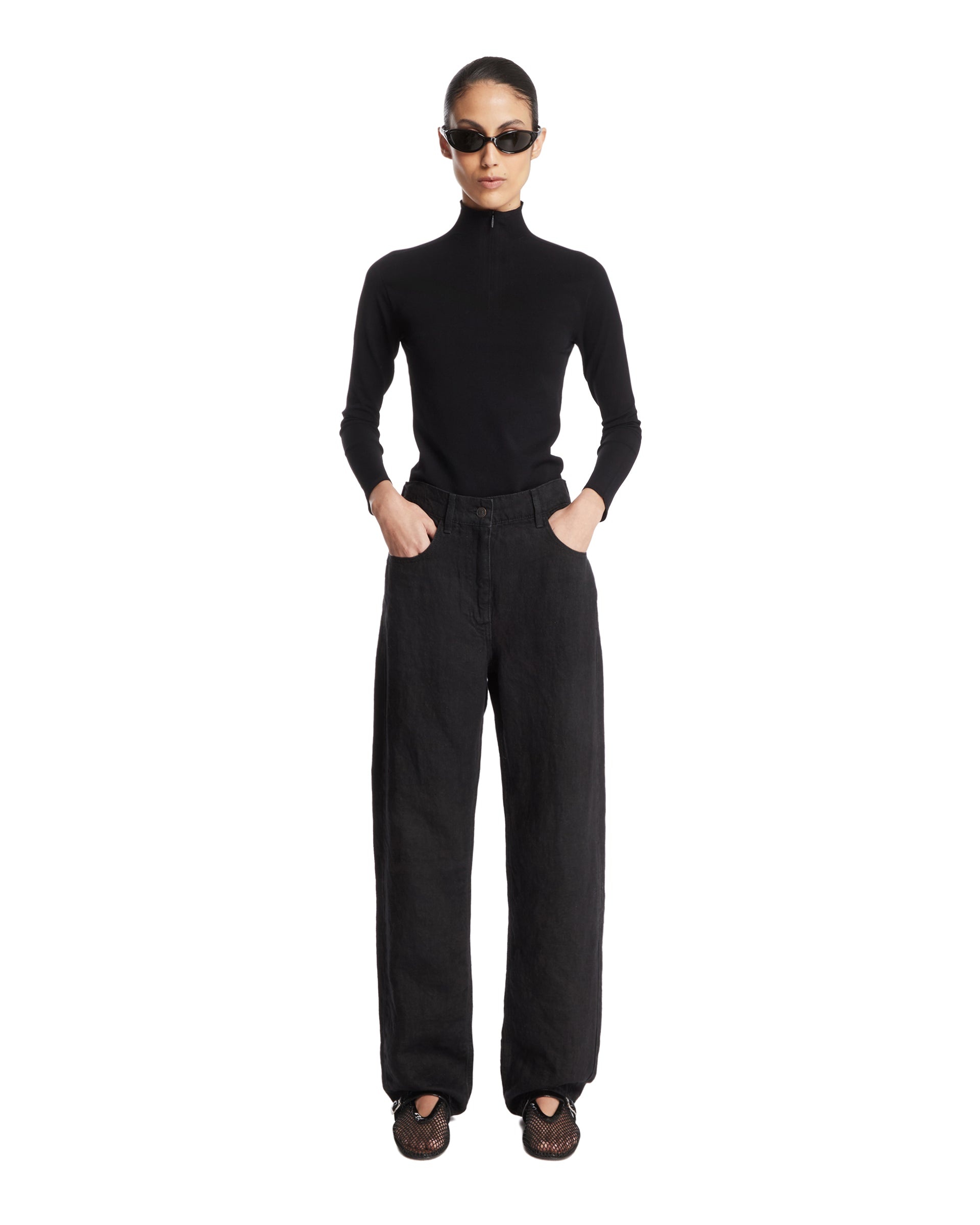 Black Jadeleine Top - 2