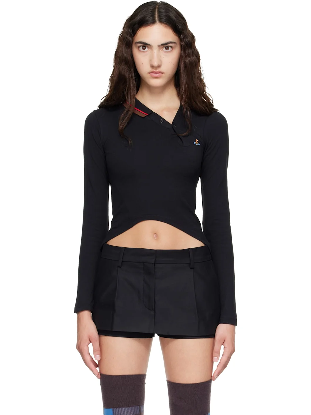 Black LS Glory Polo - 1