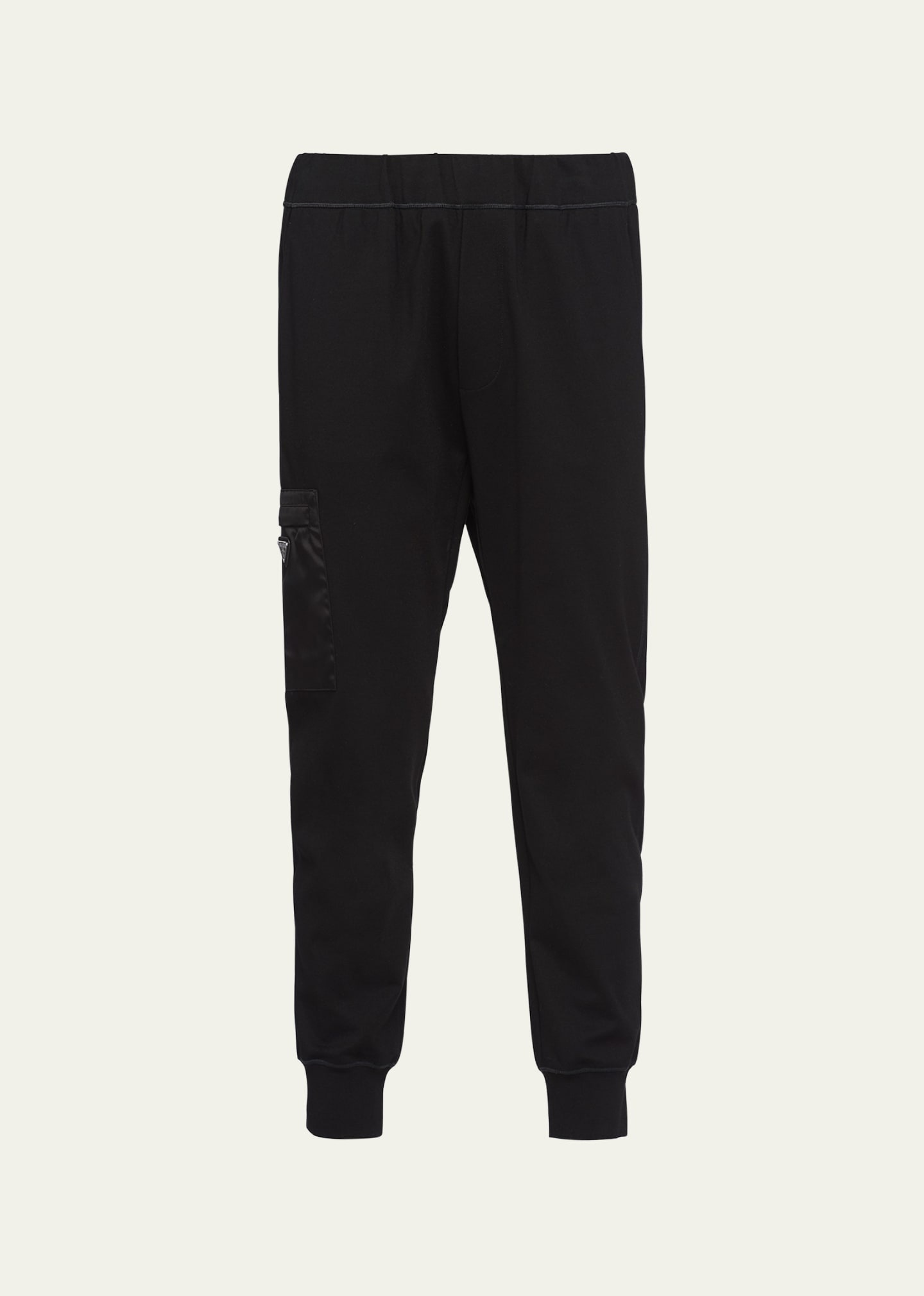 Men's Technical Cotton and Re-Nylon Pants - 1
