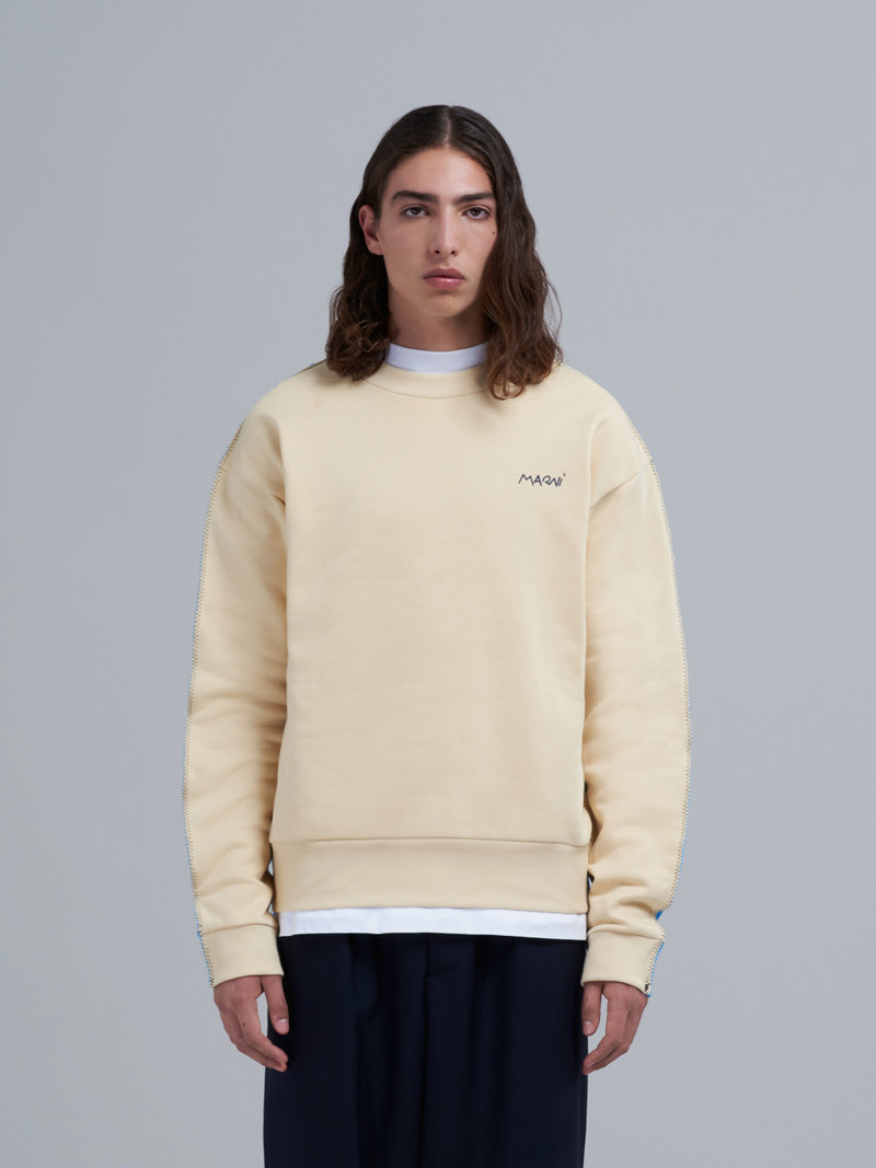 Marni COLOURBLOCK BIO COTTON SWEATSHIRT outlook