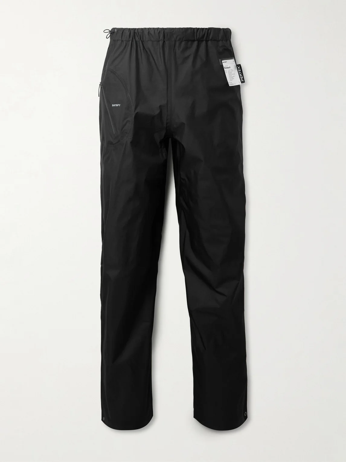 Straight-Leg Pertex® 3L Rain Logo-Appliquéd Recycled-Ripstop Trousers - 1