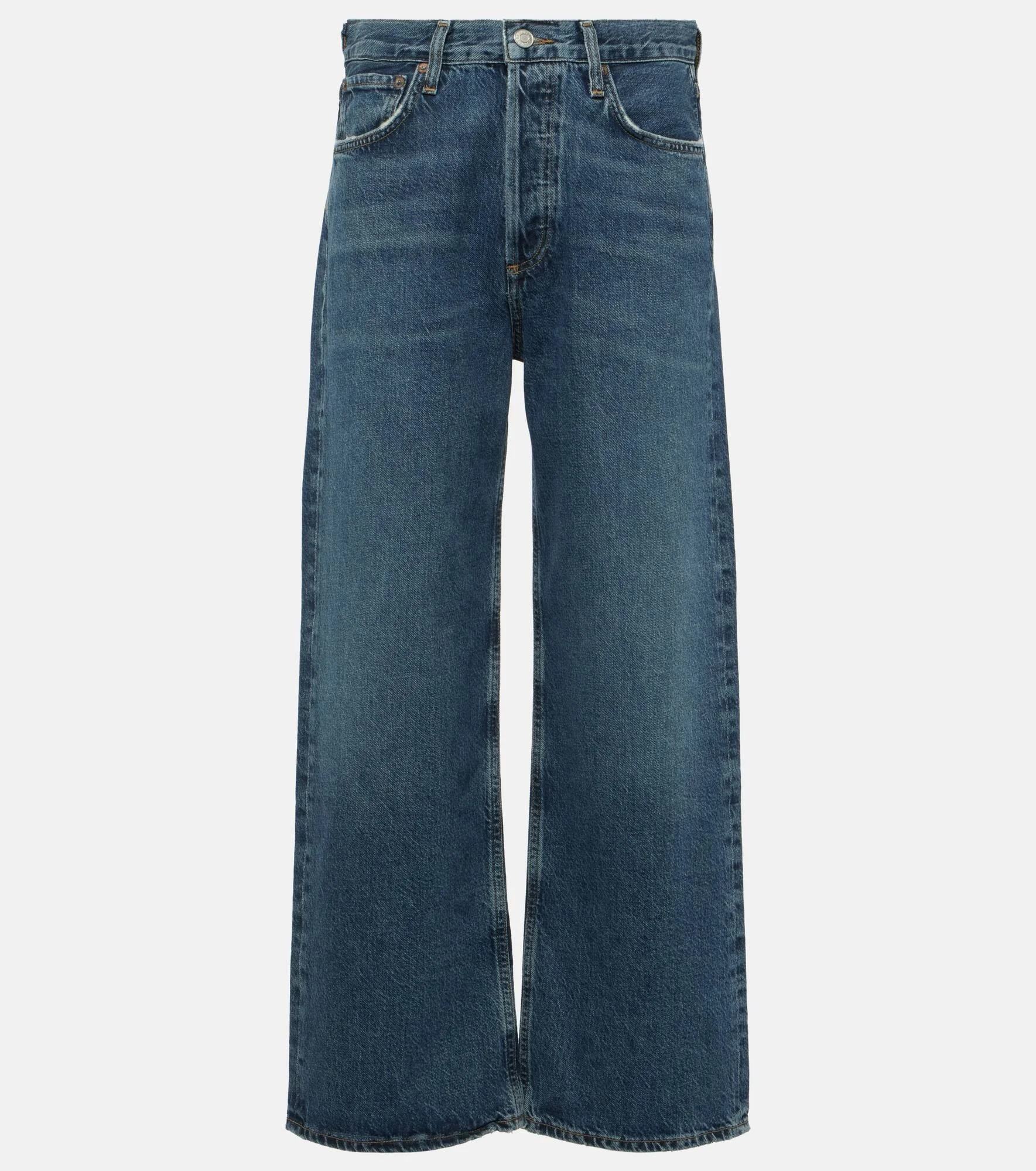 Ren high-rise cropped straight jeans - 1