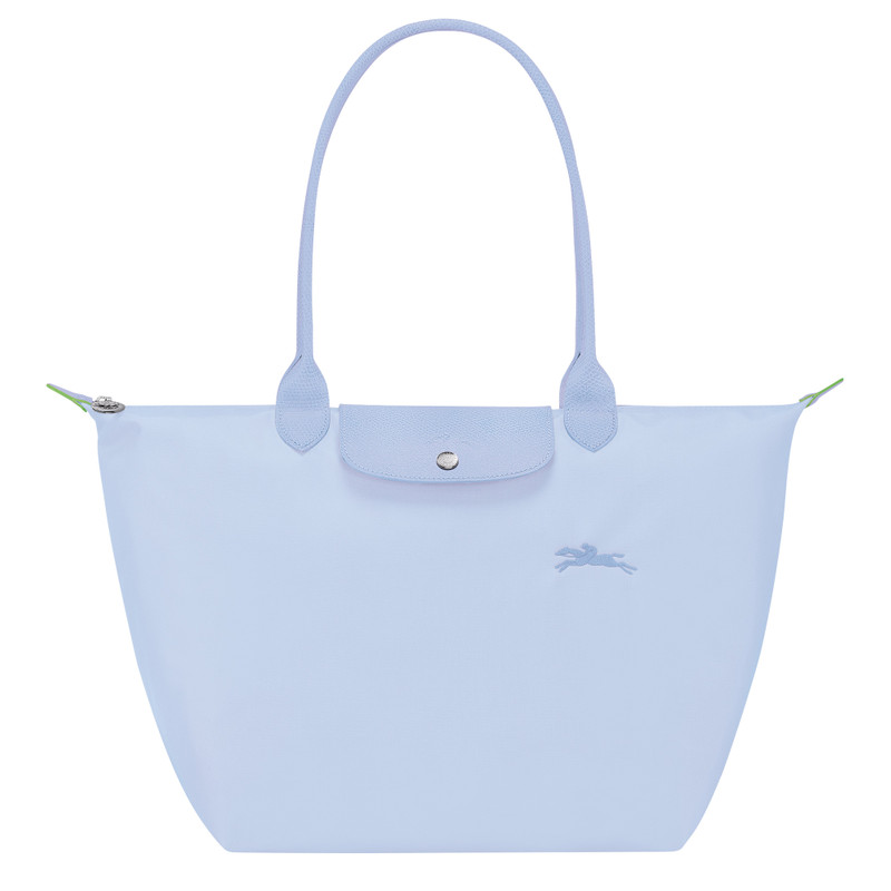 Le Pliage Green L 토트 백 스카이 블루 - 재활용 캔버스 - 1