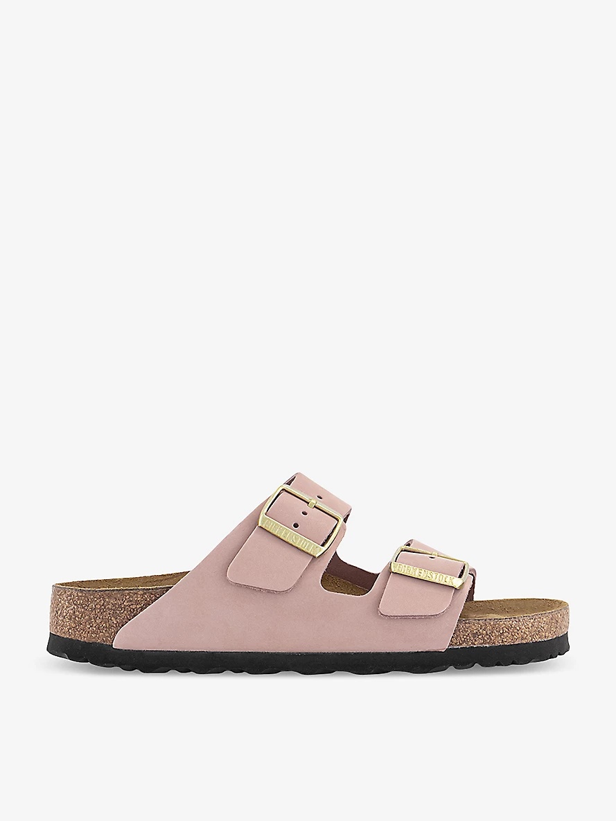 Arizona two-strap leather sandals - 1