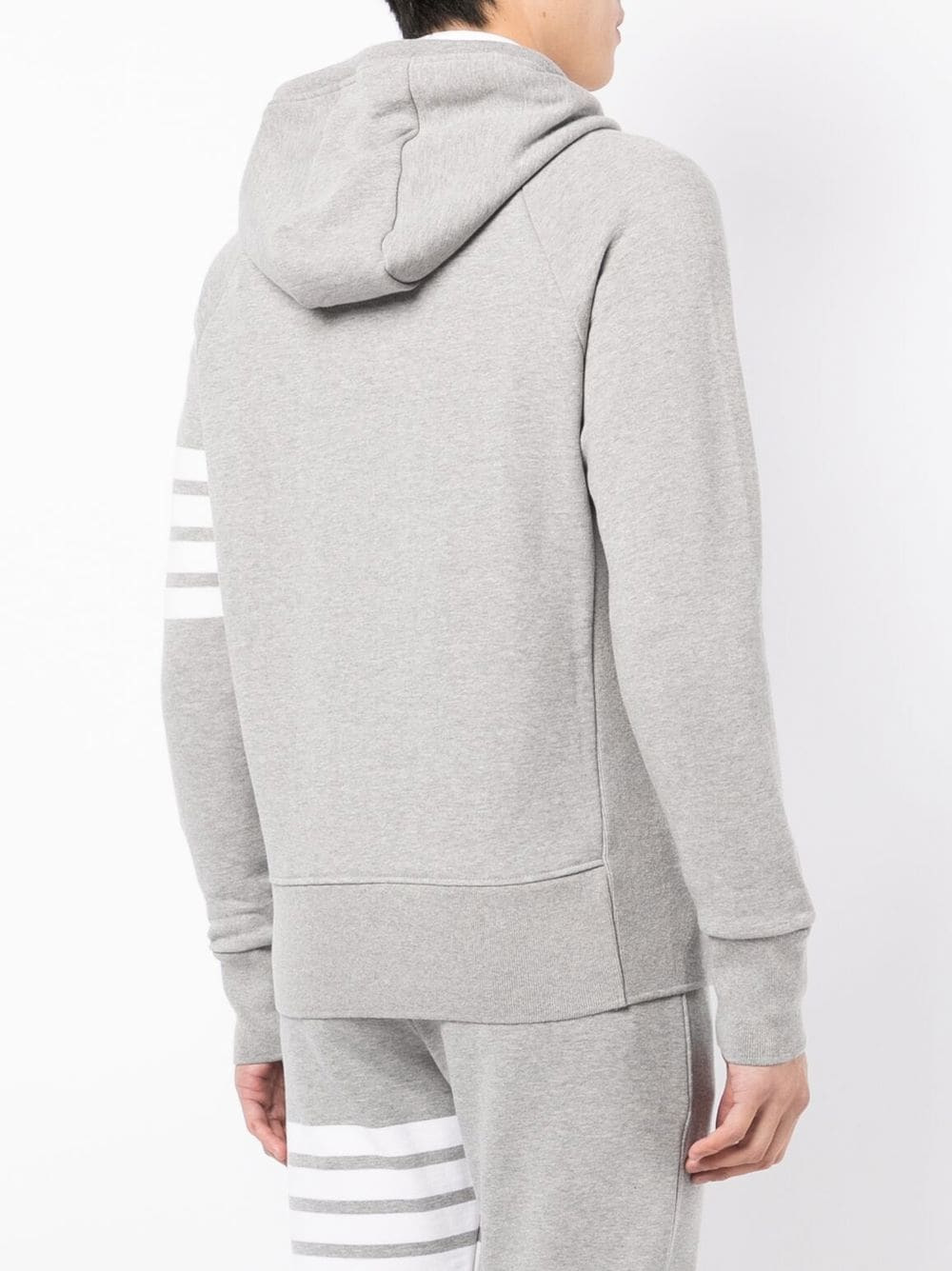 Classic Full Zip Hoodie With Elastic - 4