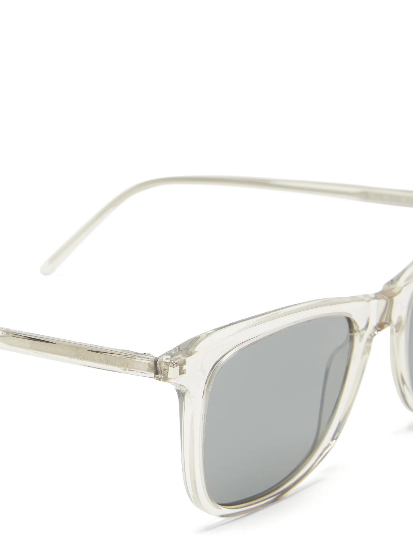 D-frame transparent acetate sunglasses - 6