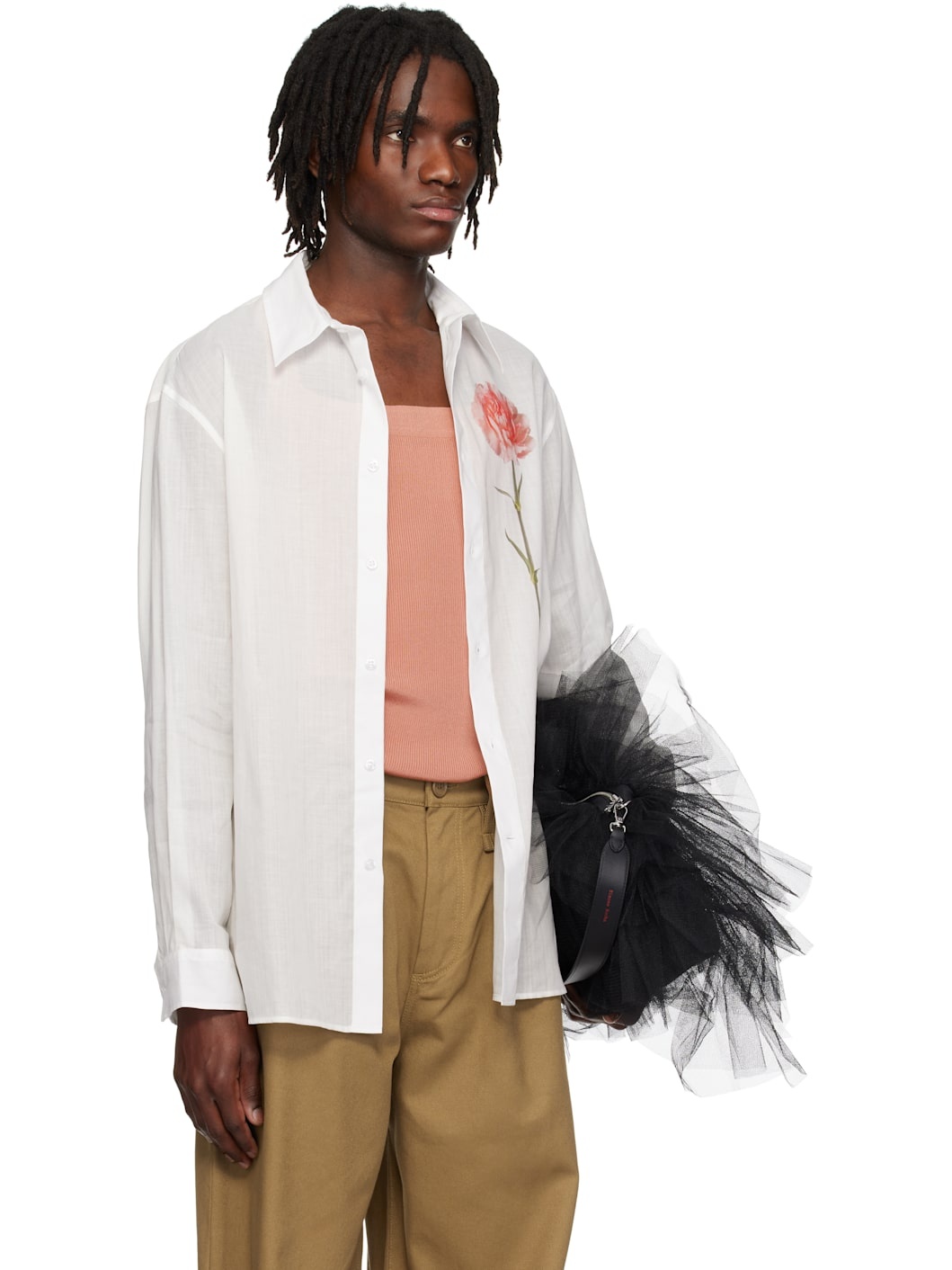 White Carnation Easy Shirt - 2