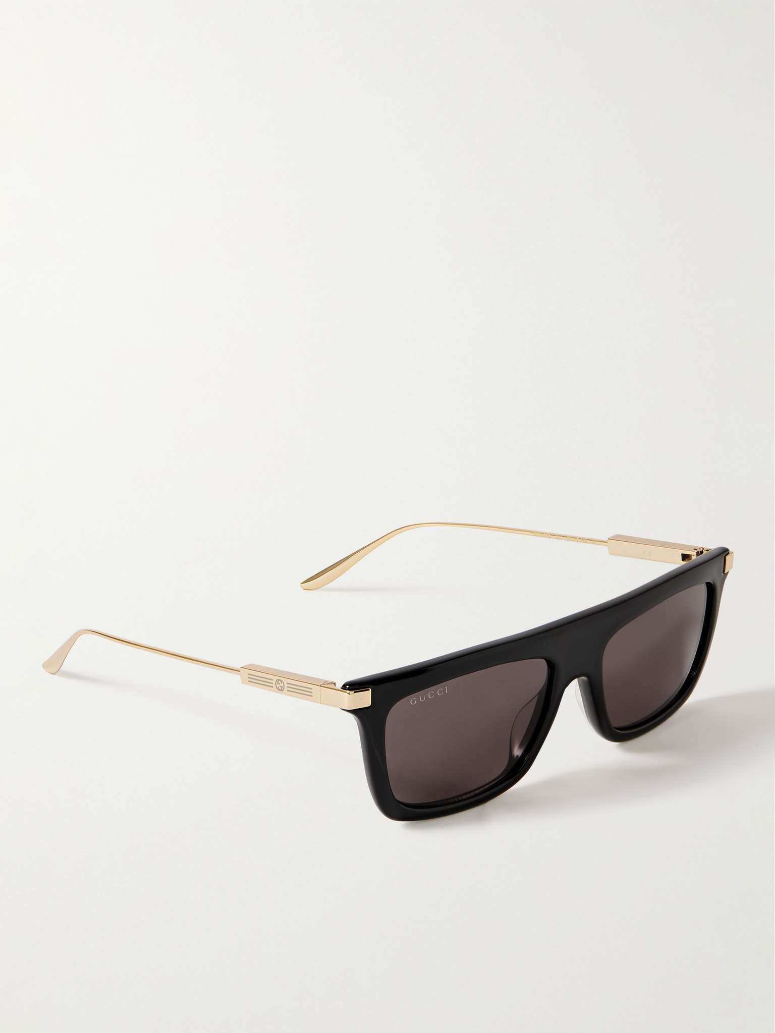 D-Frame Acetate and Gold-Tone Sunglasses - 3